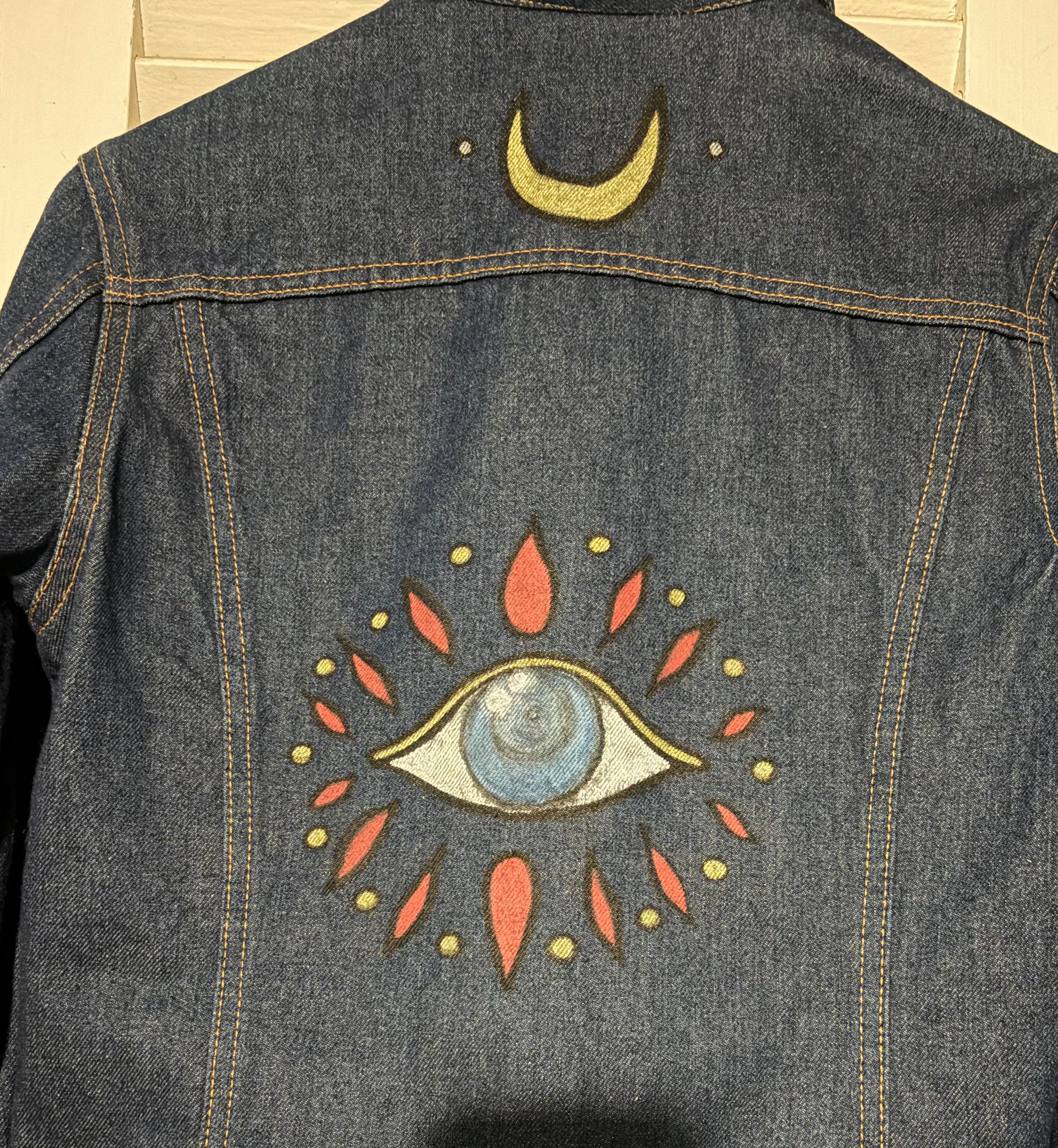 Hand painted Denim jacket