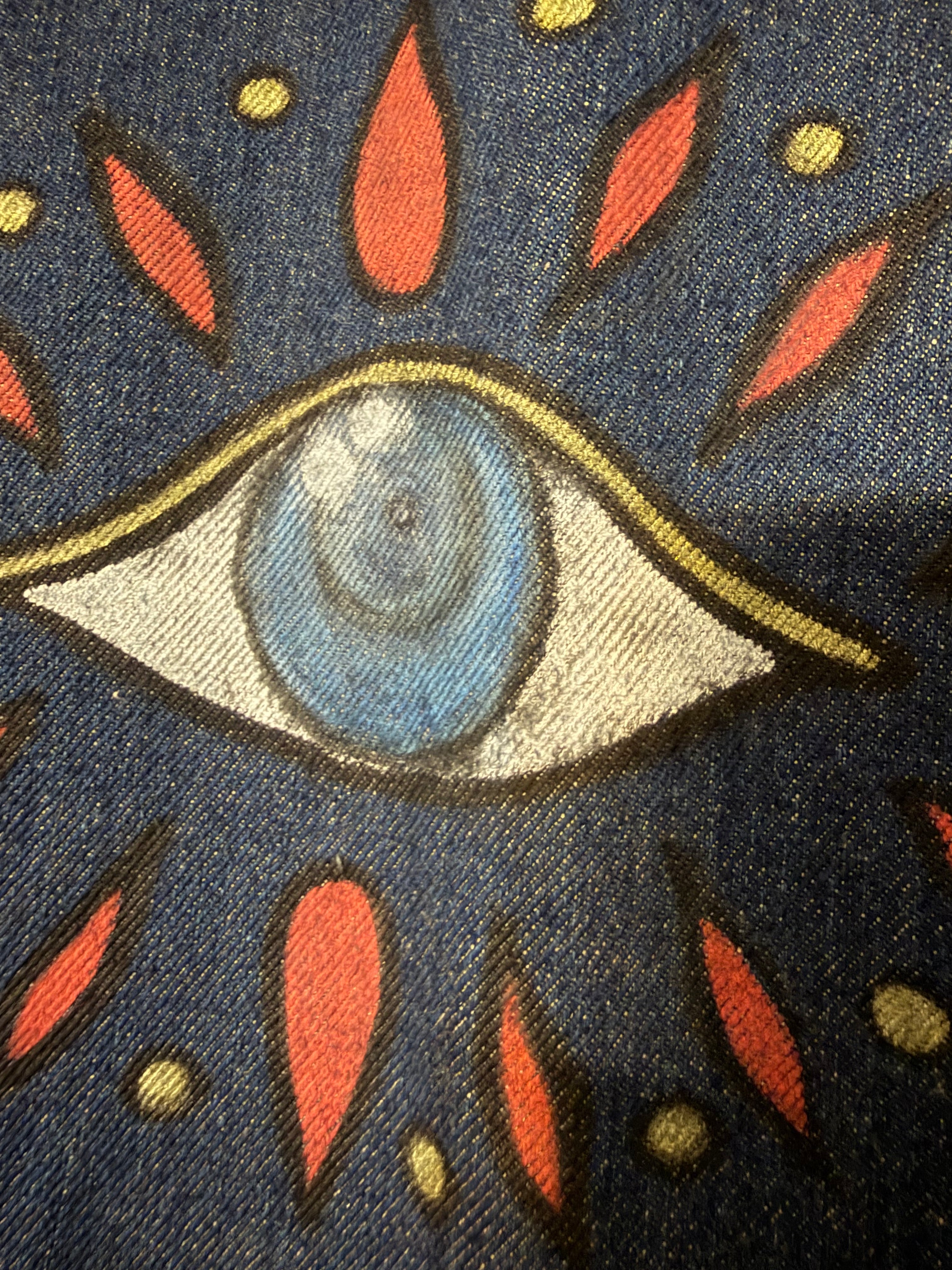 Hand painted Denim jacket