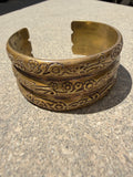 Bohemian brass bracelet