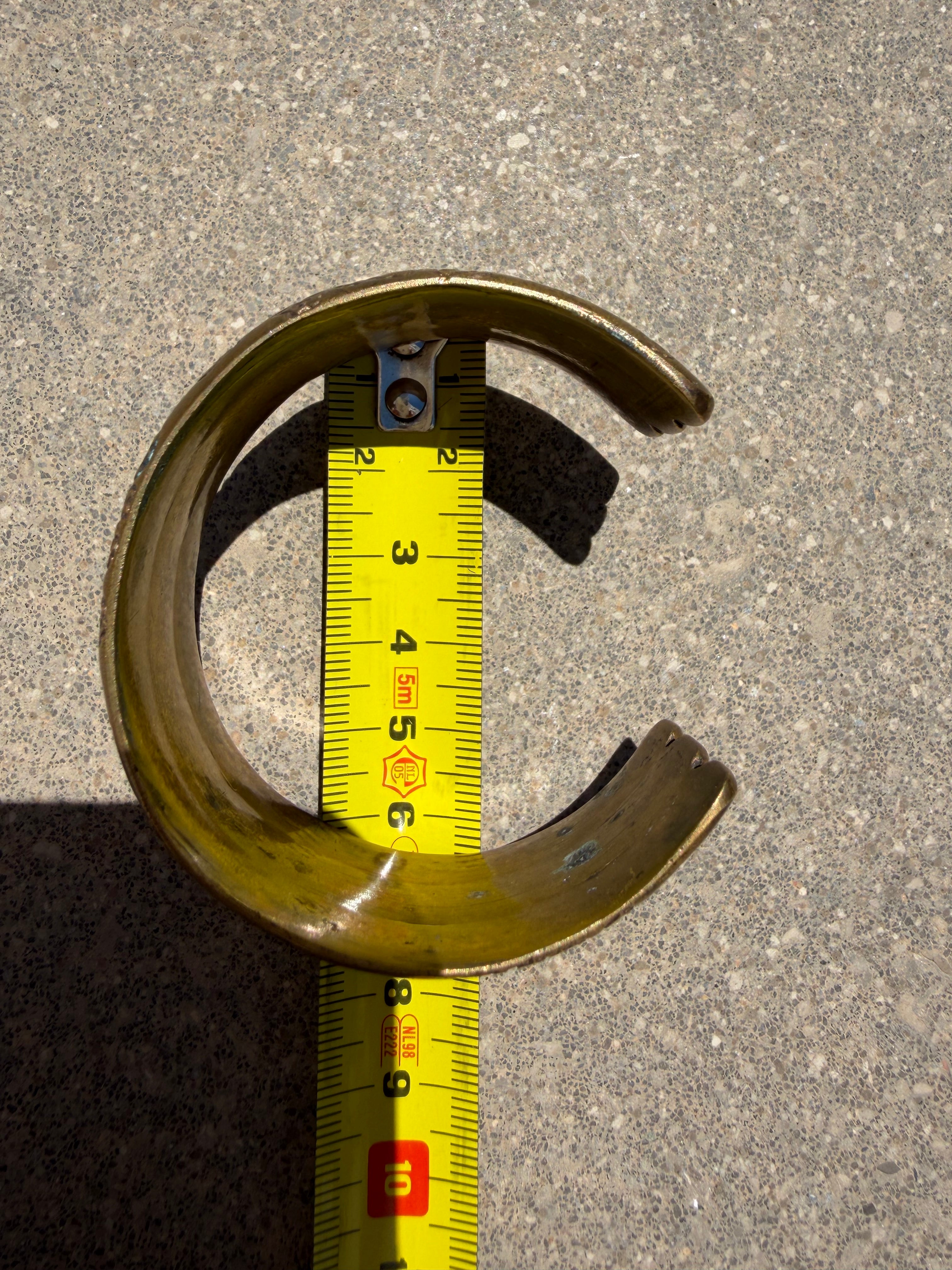 Bohemian brass bracelet
