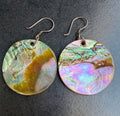 Abalone shell earrings