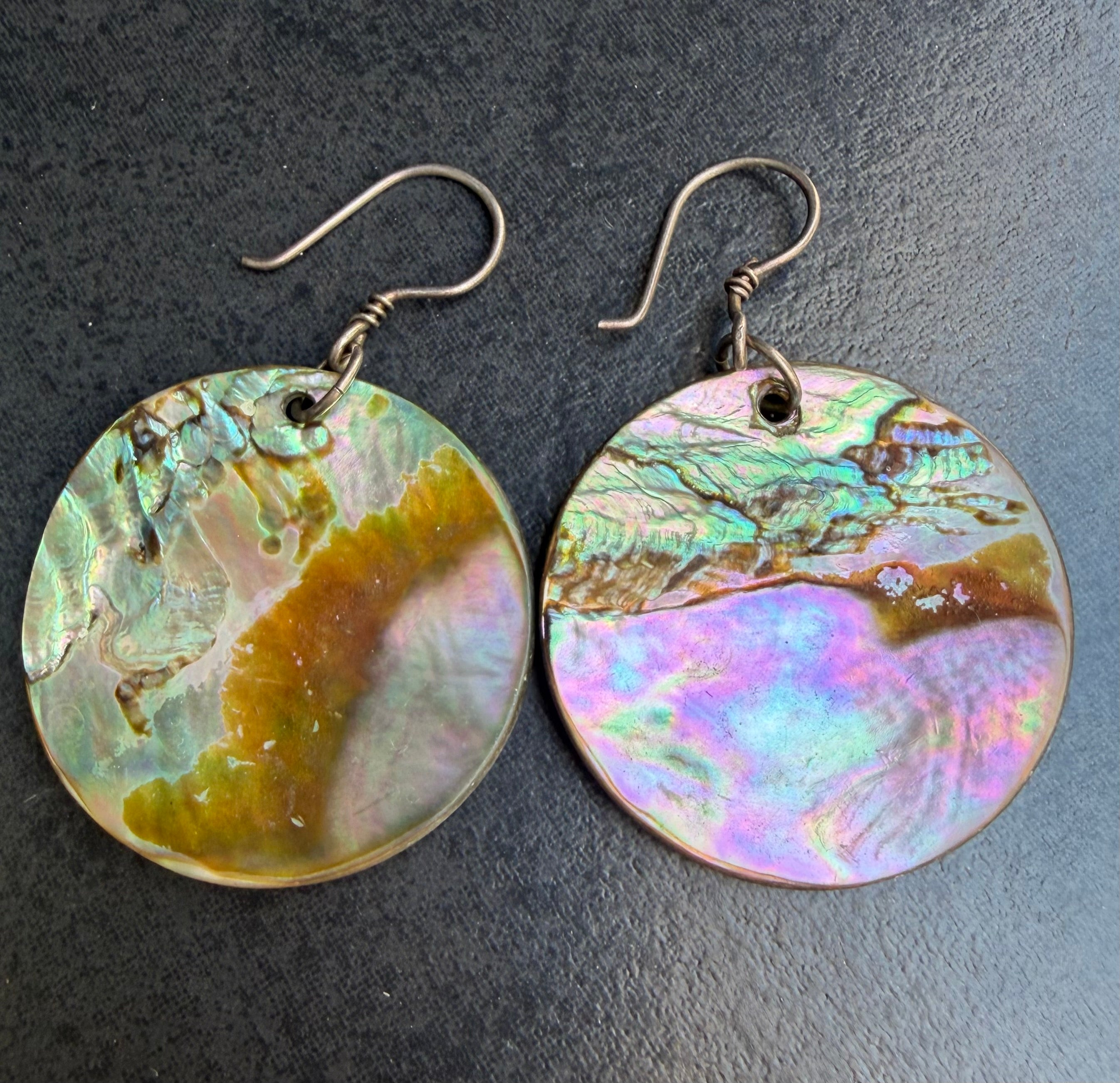 Abalone shell earrings