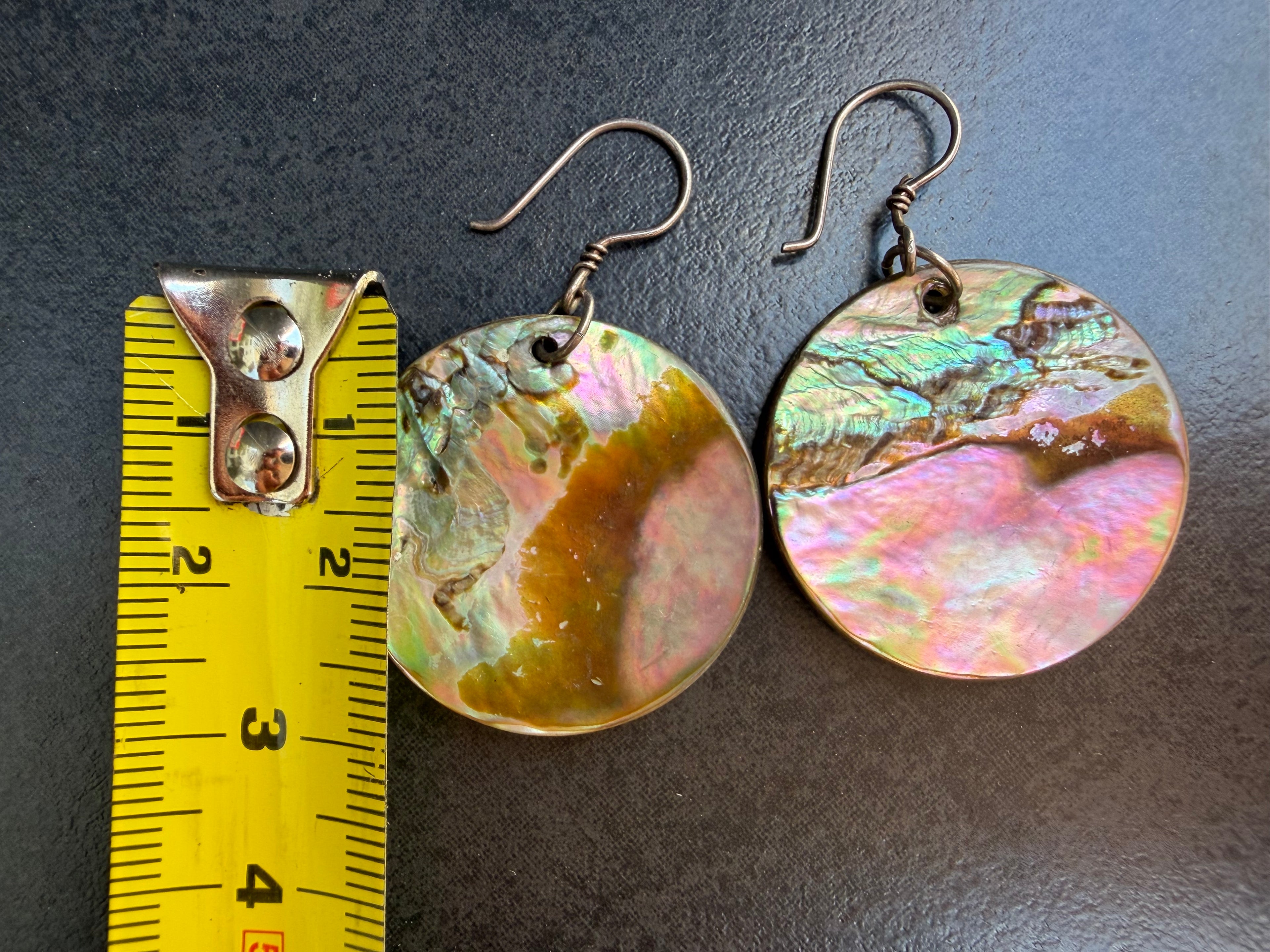 Abalone shell earrings