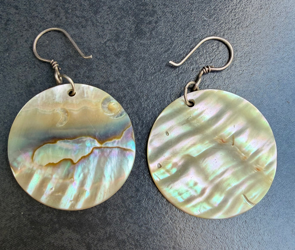 Abalone shell earrings