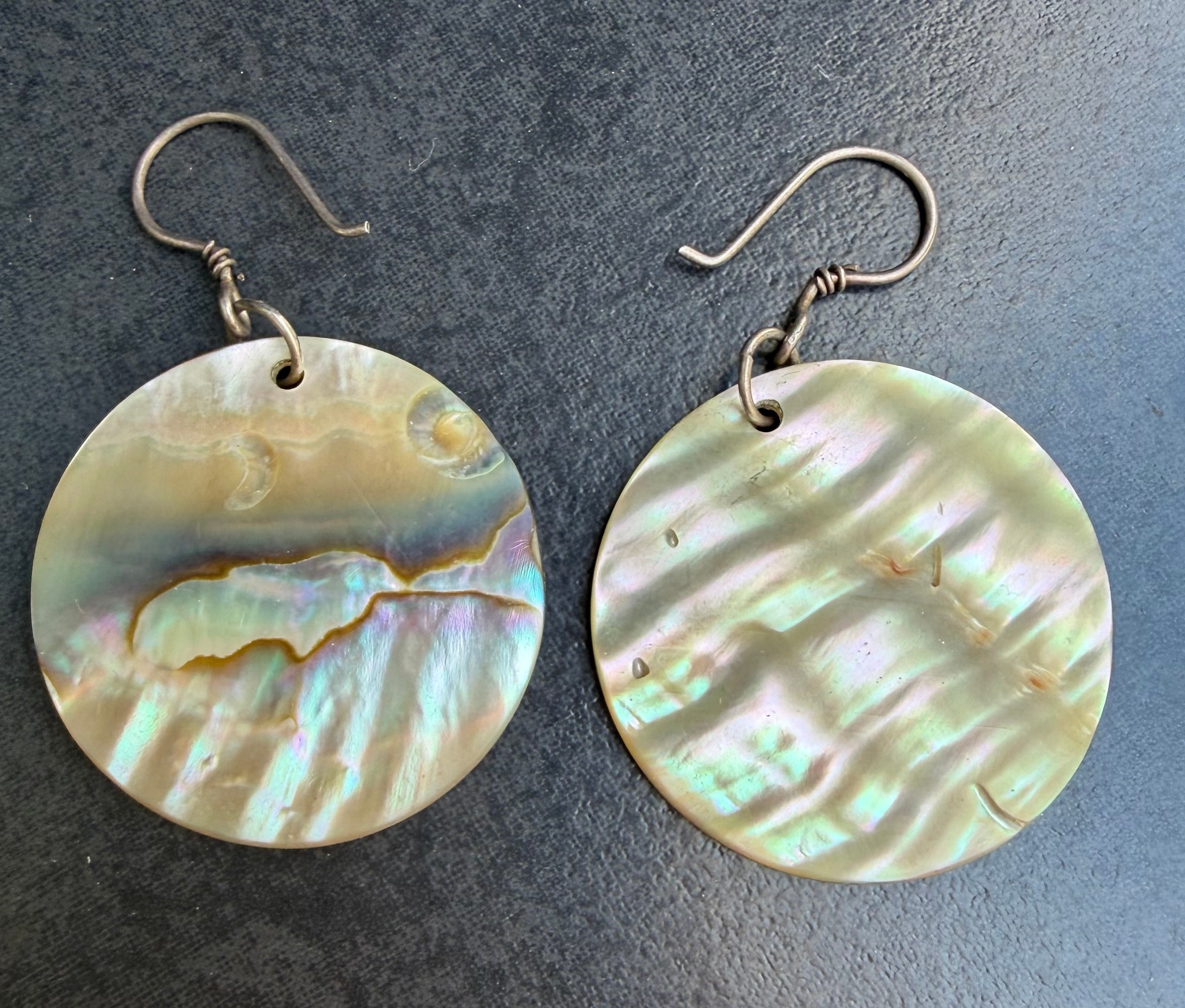 Abalone shell earrings