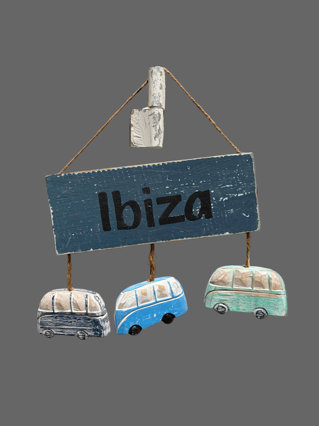 Wooden Ibiza wall hanging