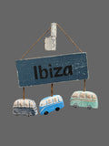 Wooden Ibiza wall hanging