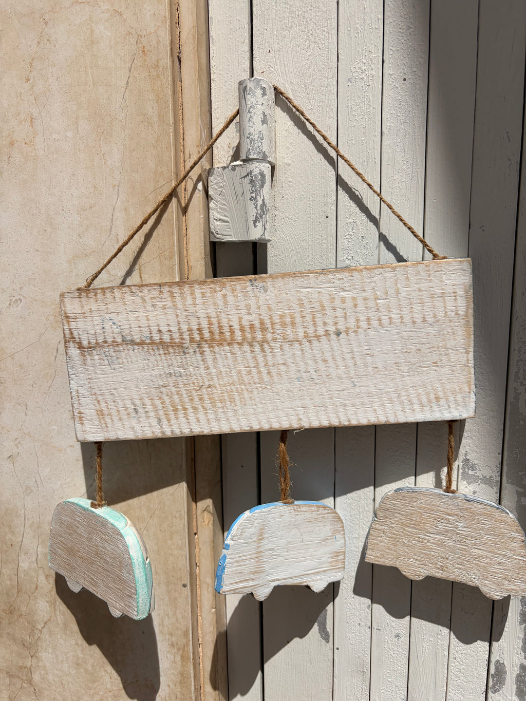 Wooden Ibiza wall hanging