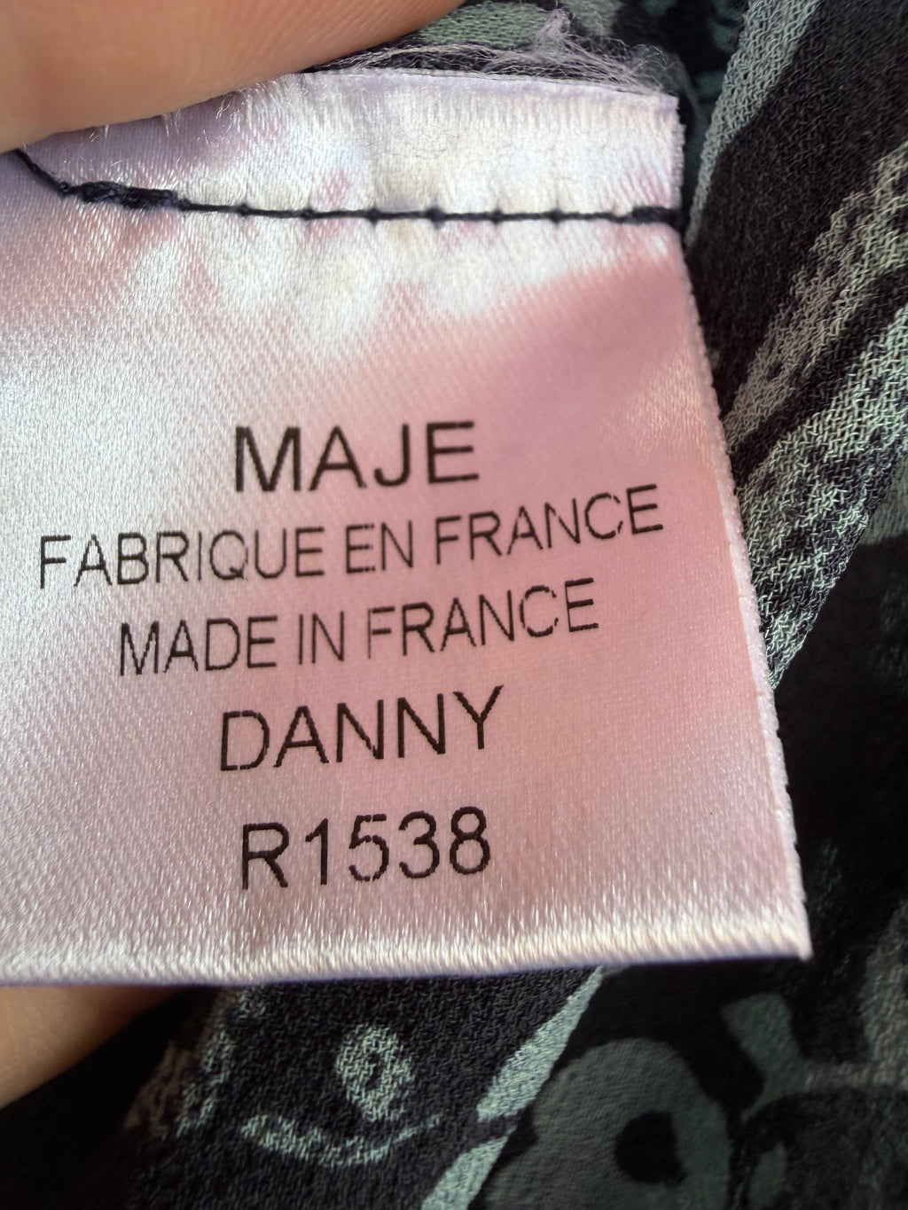 Bohemian-chic Maje dress