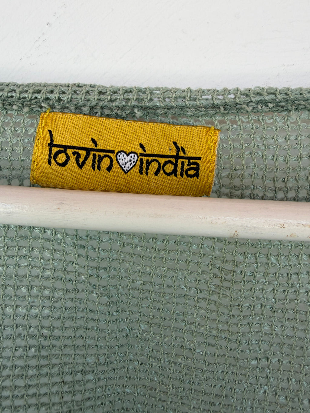 Ruana cardigan  “Love from India”
