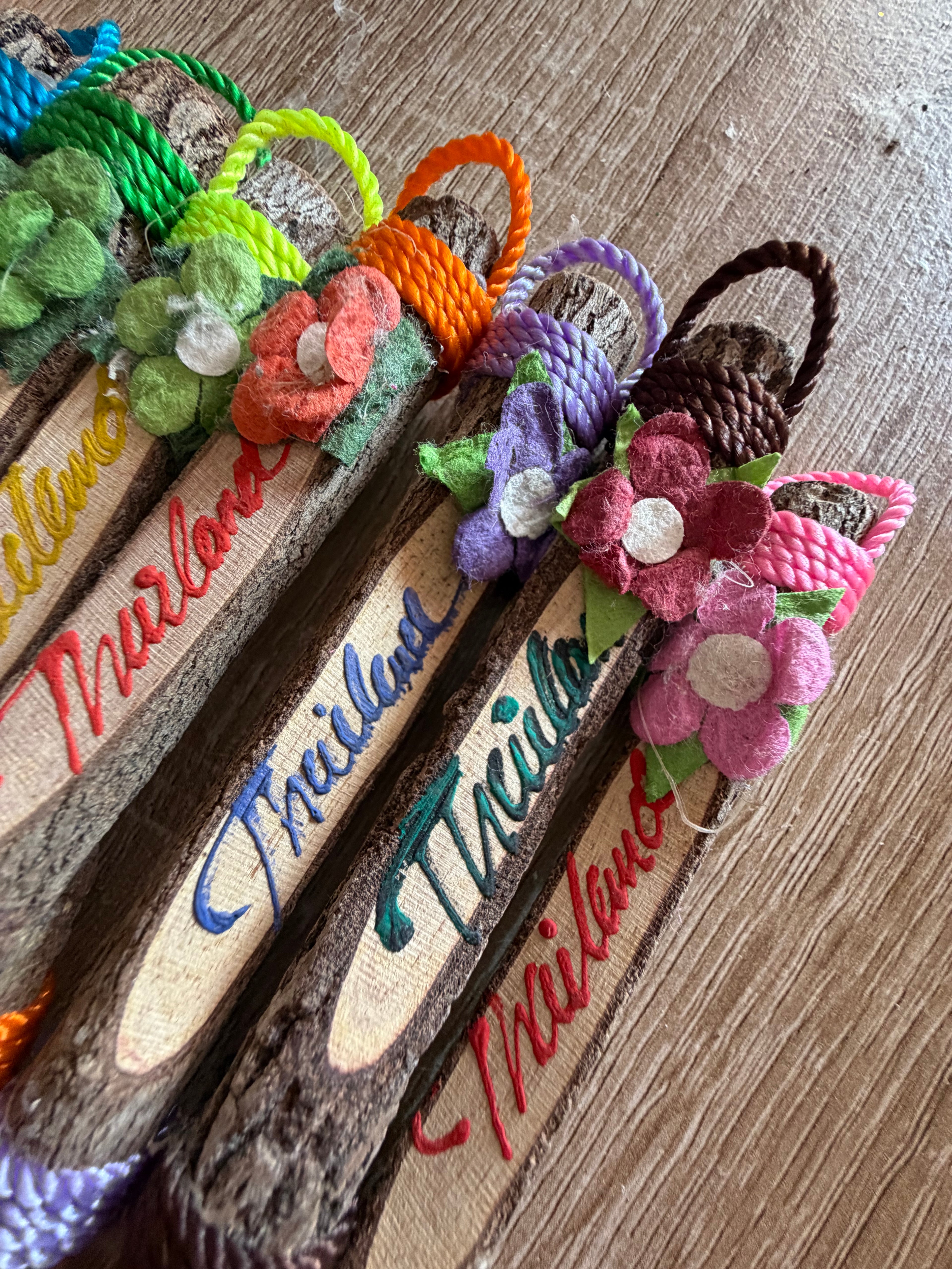 Handmade twig pencils