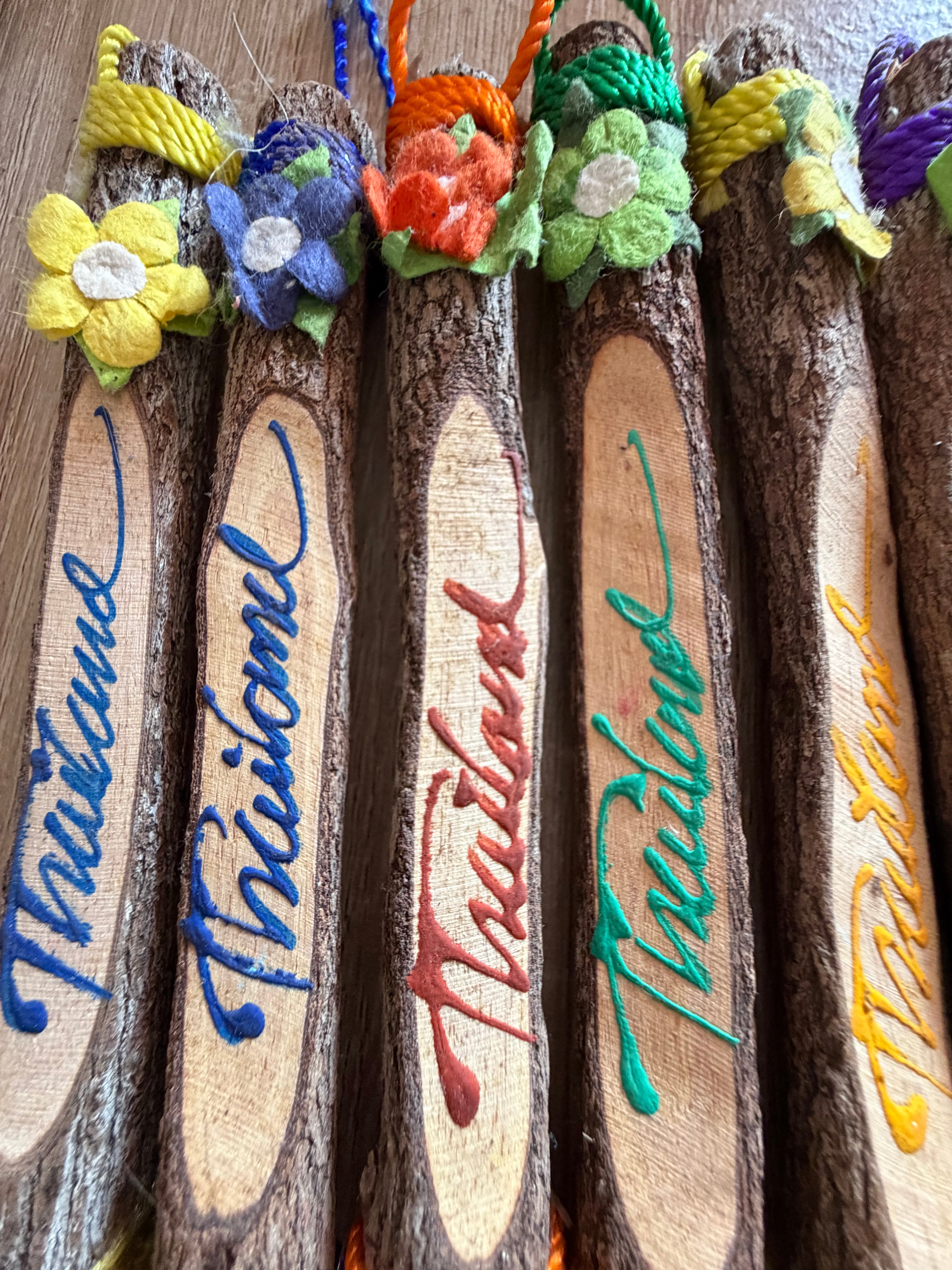 Handmade twig pencils