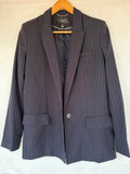 Mango pinstripe suit blazer
