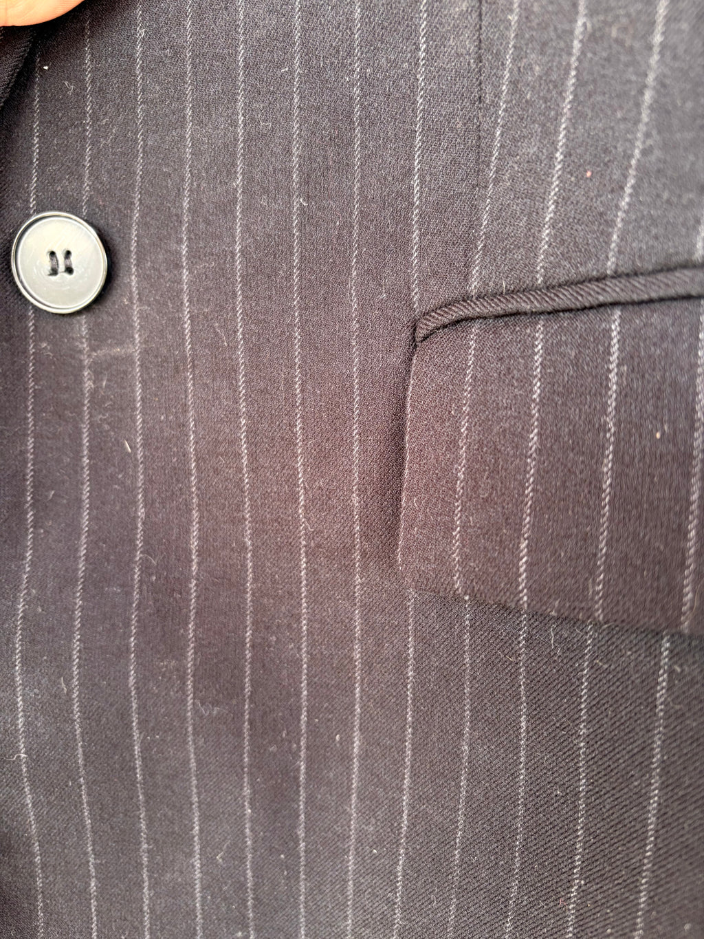 Mango pinstripe suit blazer