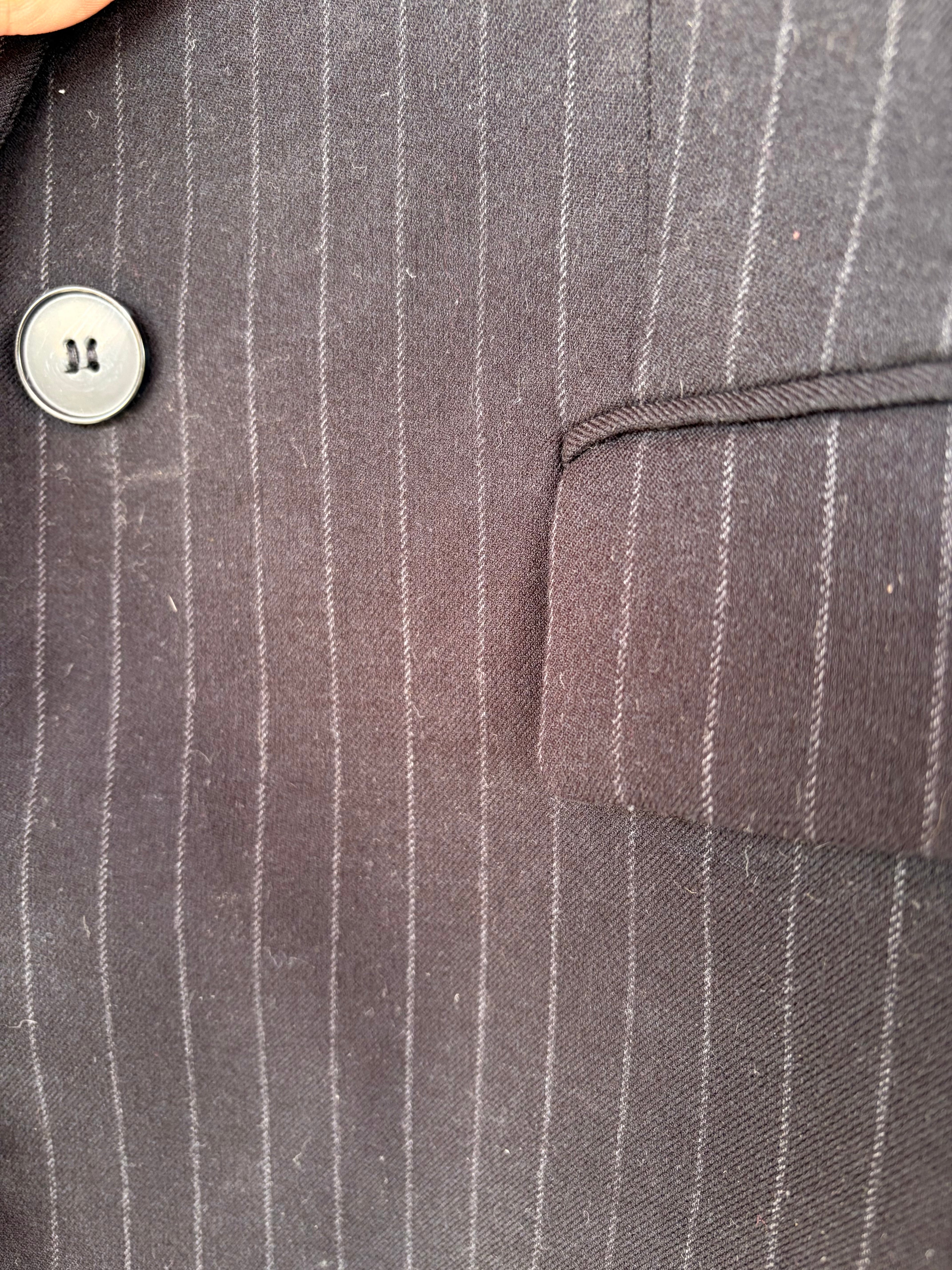 Mango pinstripe suit blazer