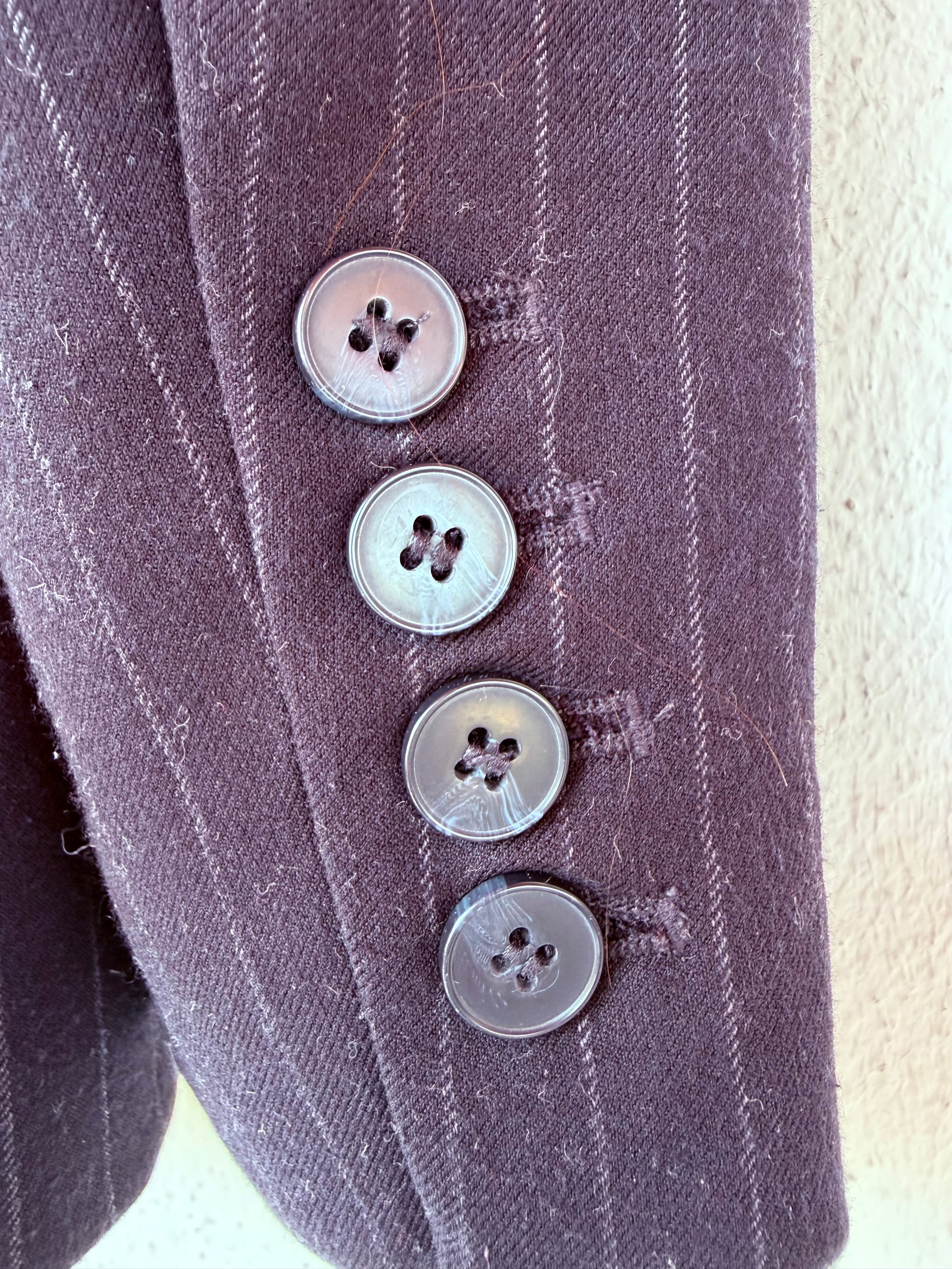 Mango pinstripe suit blazer