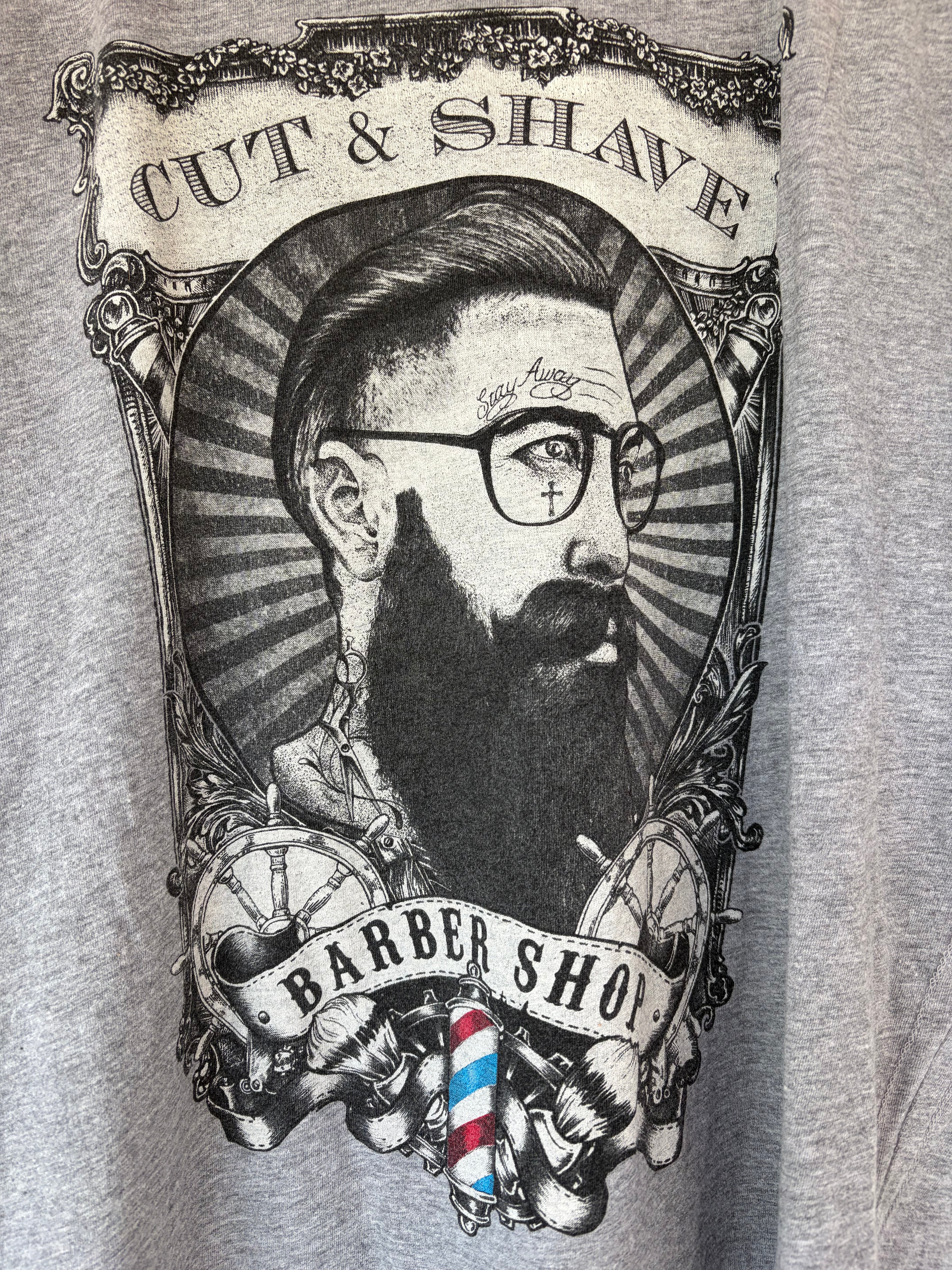 Cut and shave barber T-Shirt
