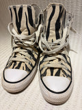 Converse zebra print pattern