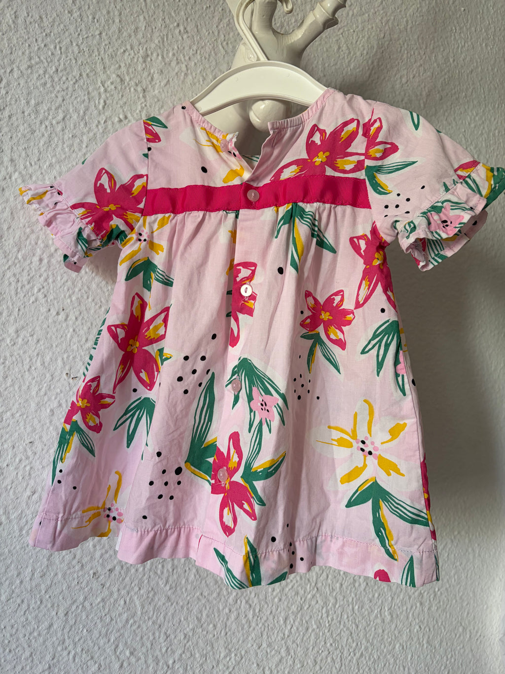 Floral print toddler dress