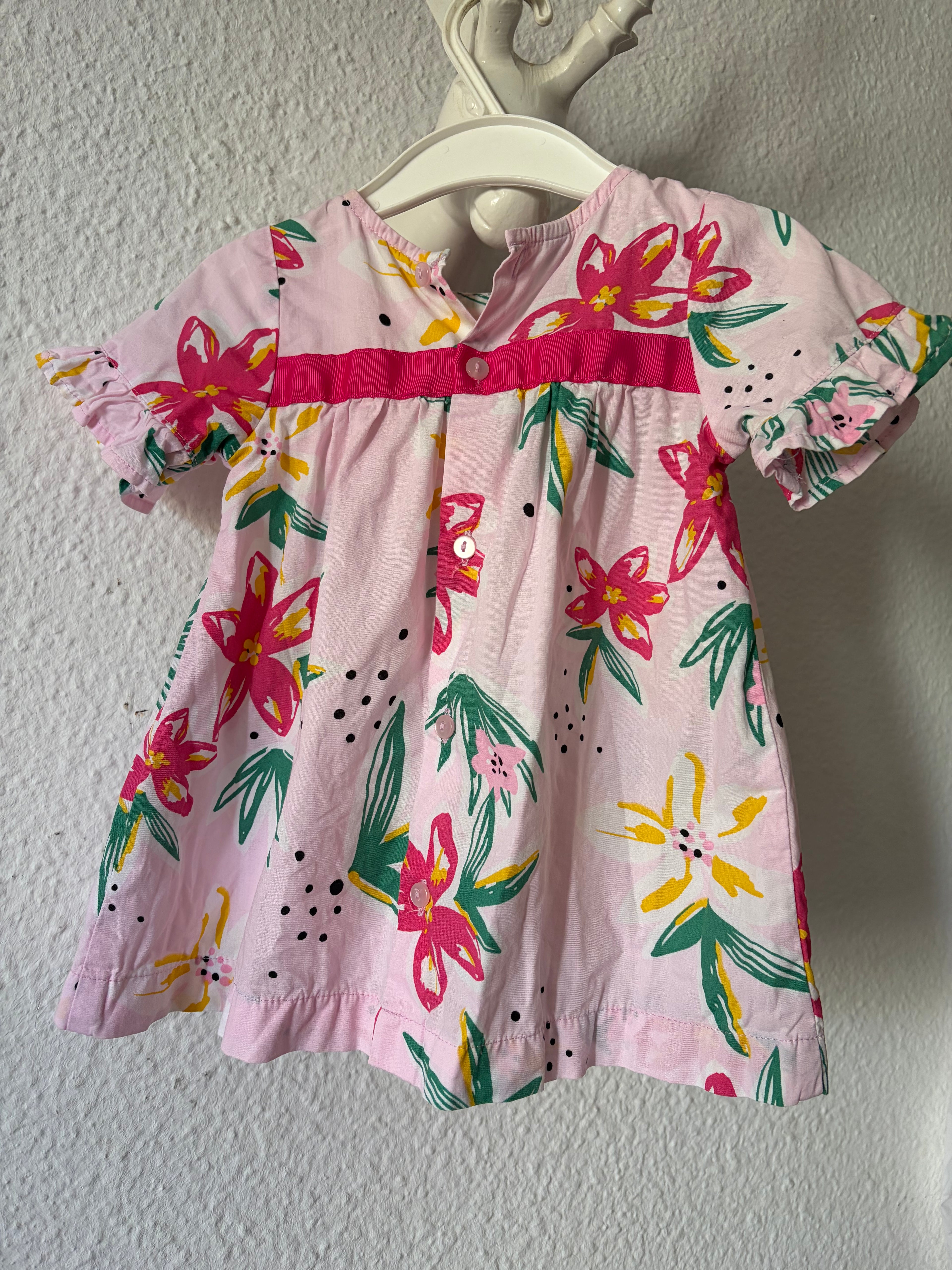 Floral print toddler dress
