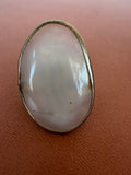 Oval-shaped ring