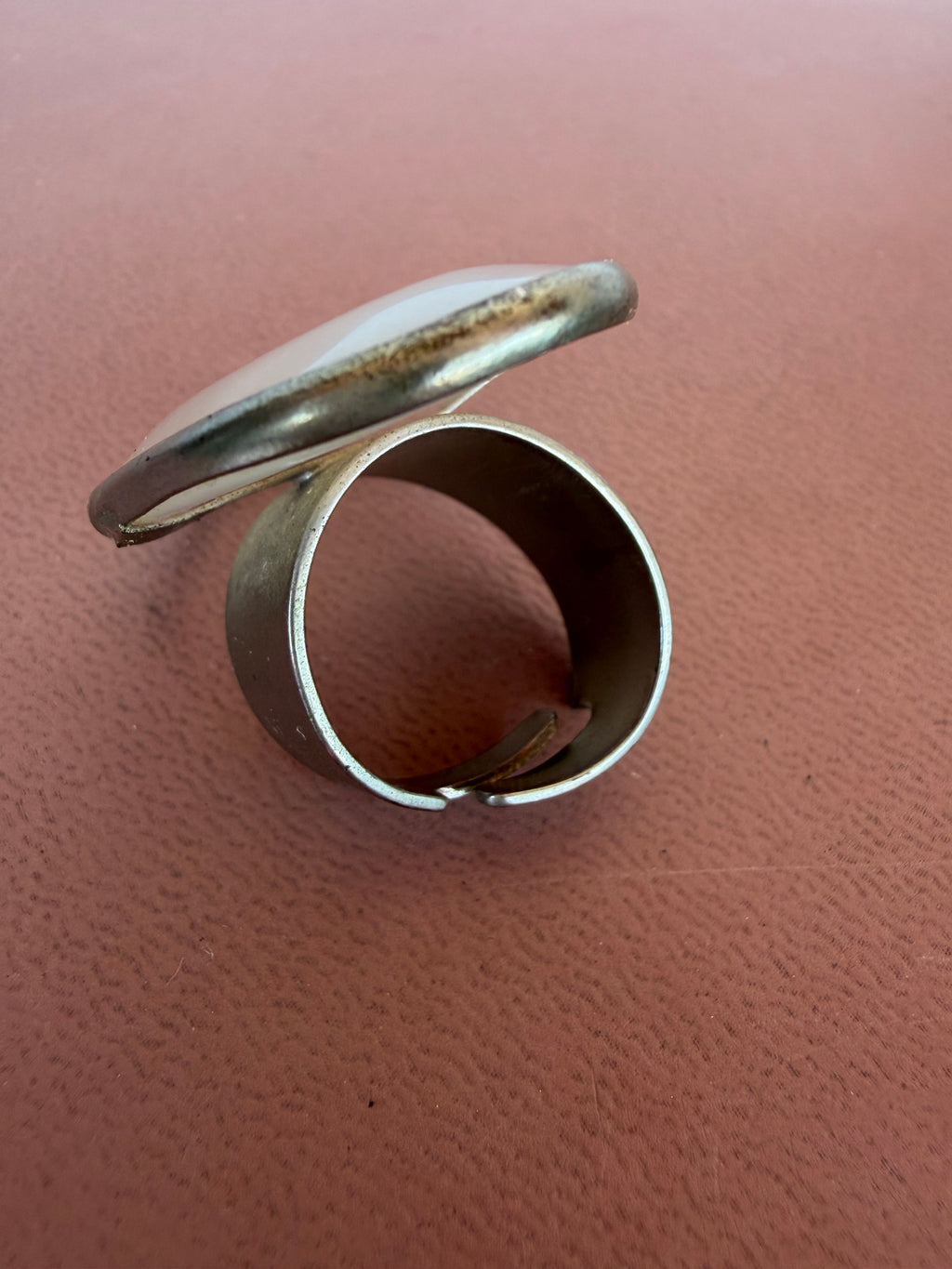 Oval-shaped ring