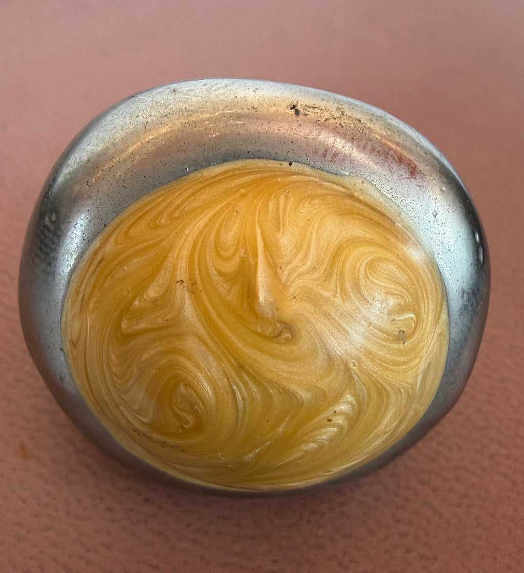Butterscotch sterling silver ring