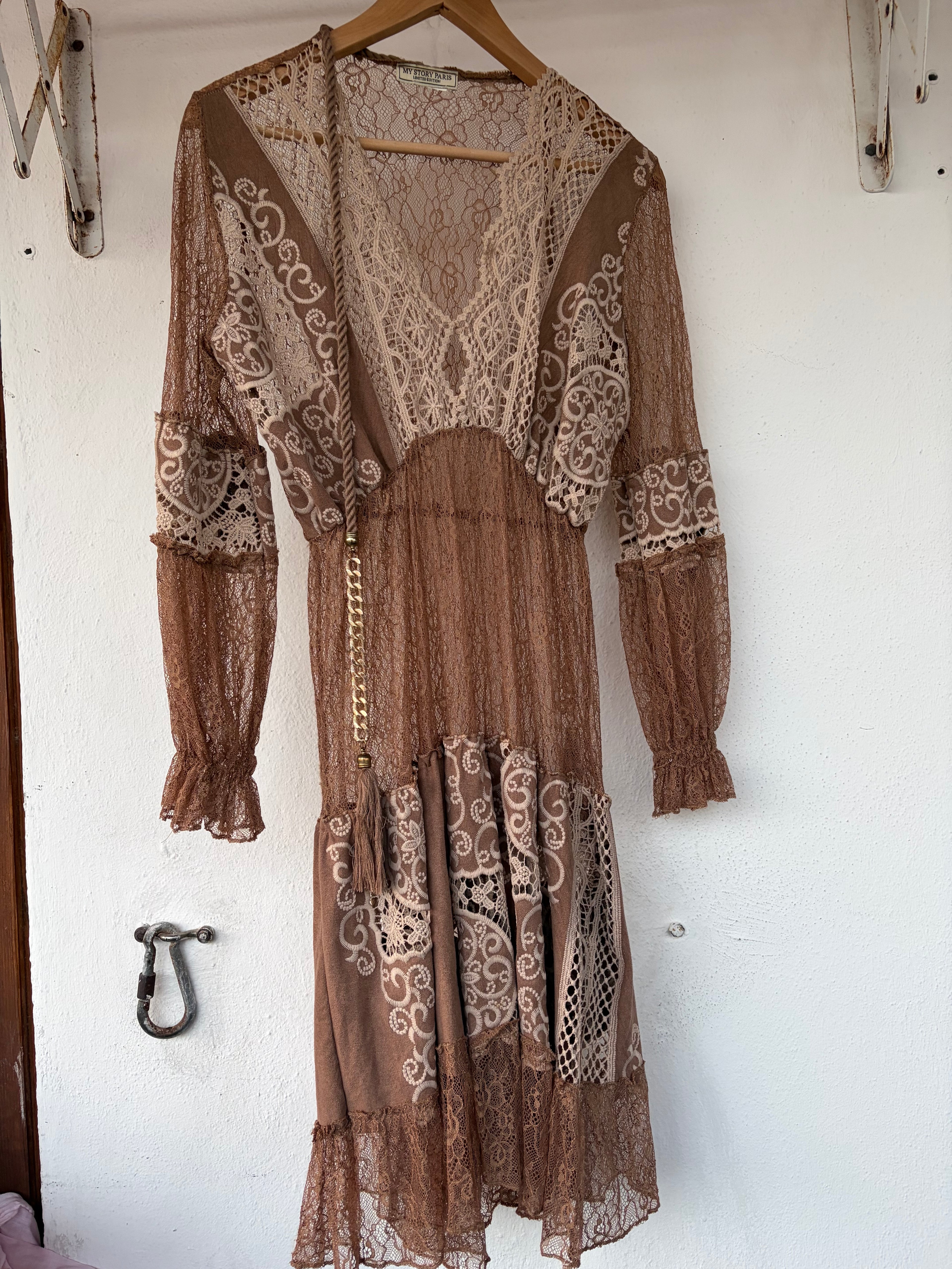 Bohemian lace dress-MY STORY PARIS