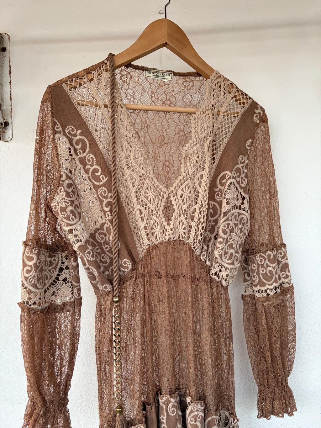 Bohemian lace dress-MY STORY PARIS