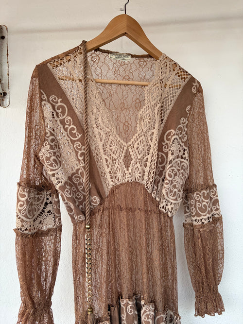 Bohemian lace dress-MY STORY PARIS
