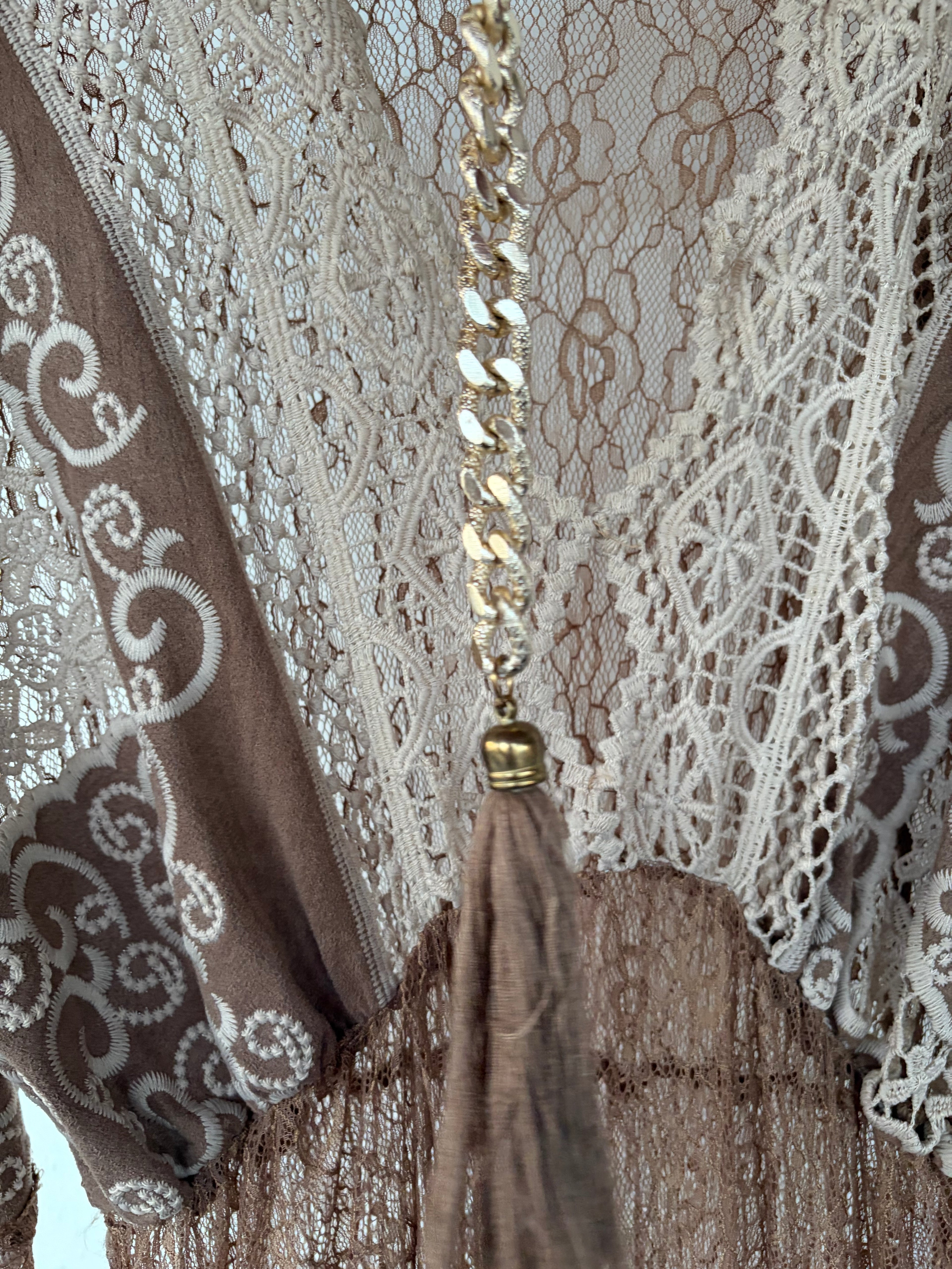 Bohemian lace dress-MY STORY PARIS