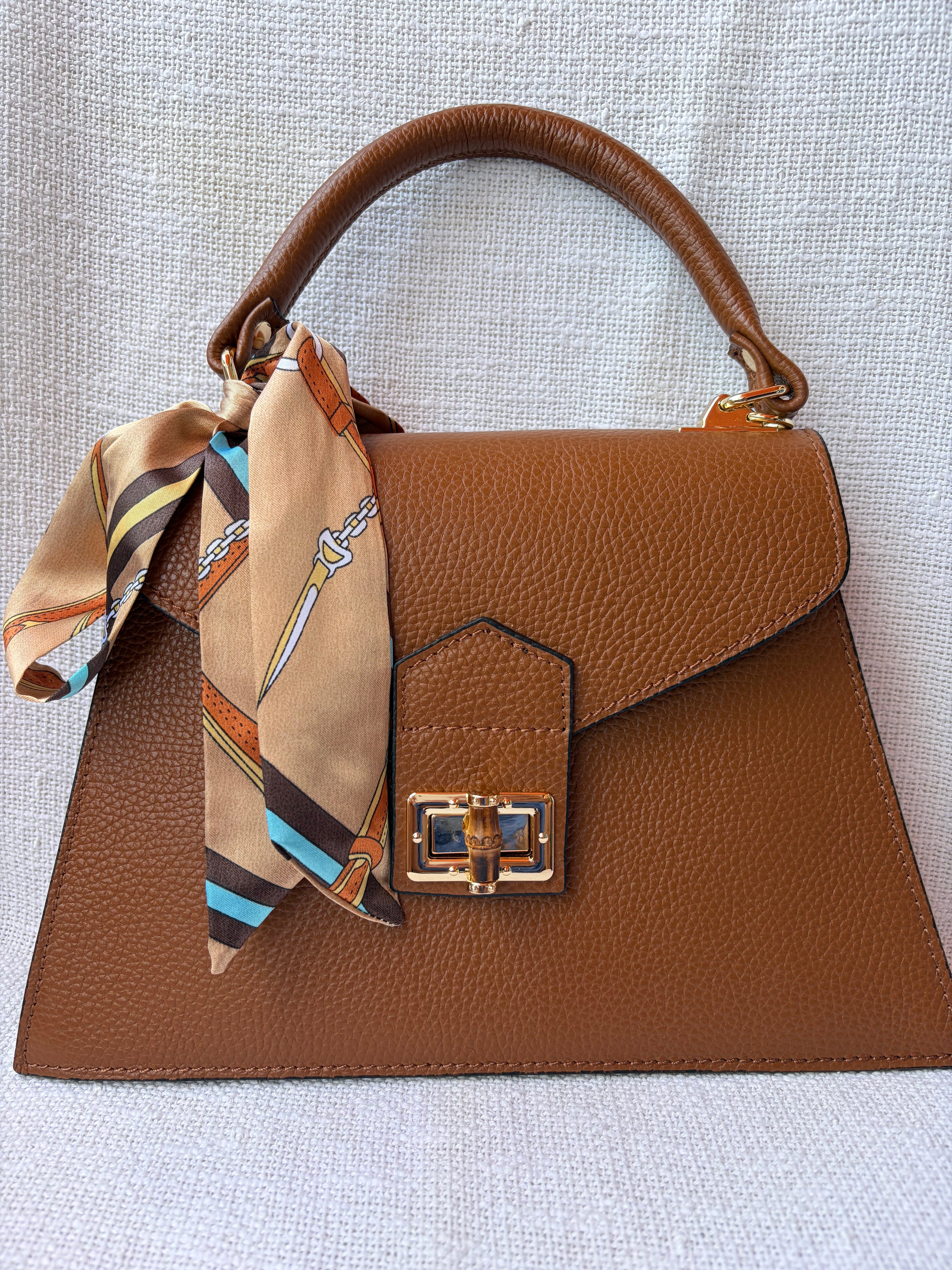 Italian leather handbag