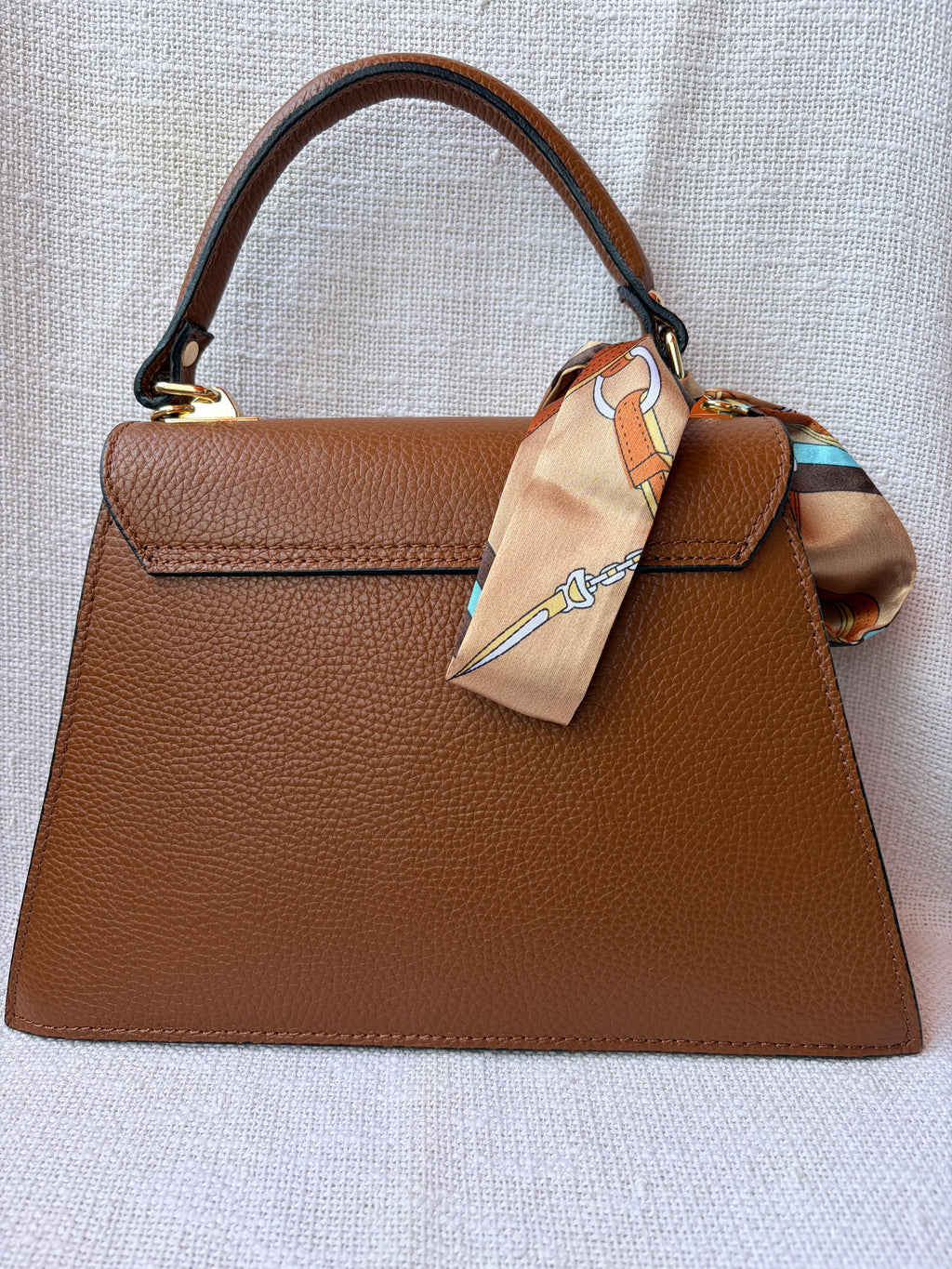 Italian leather handbag