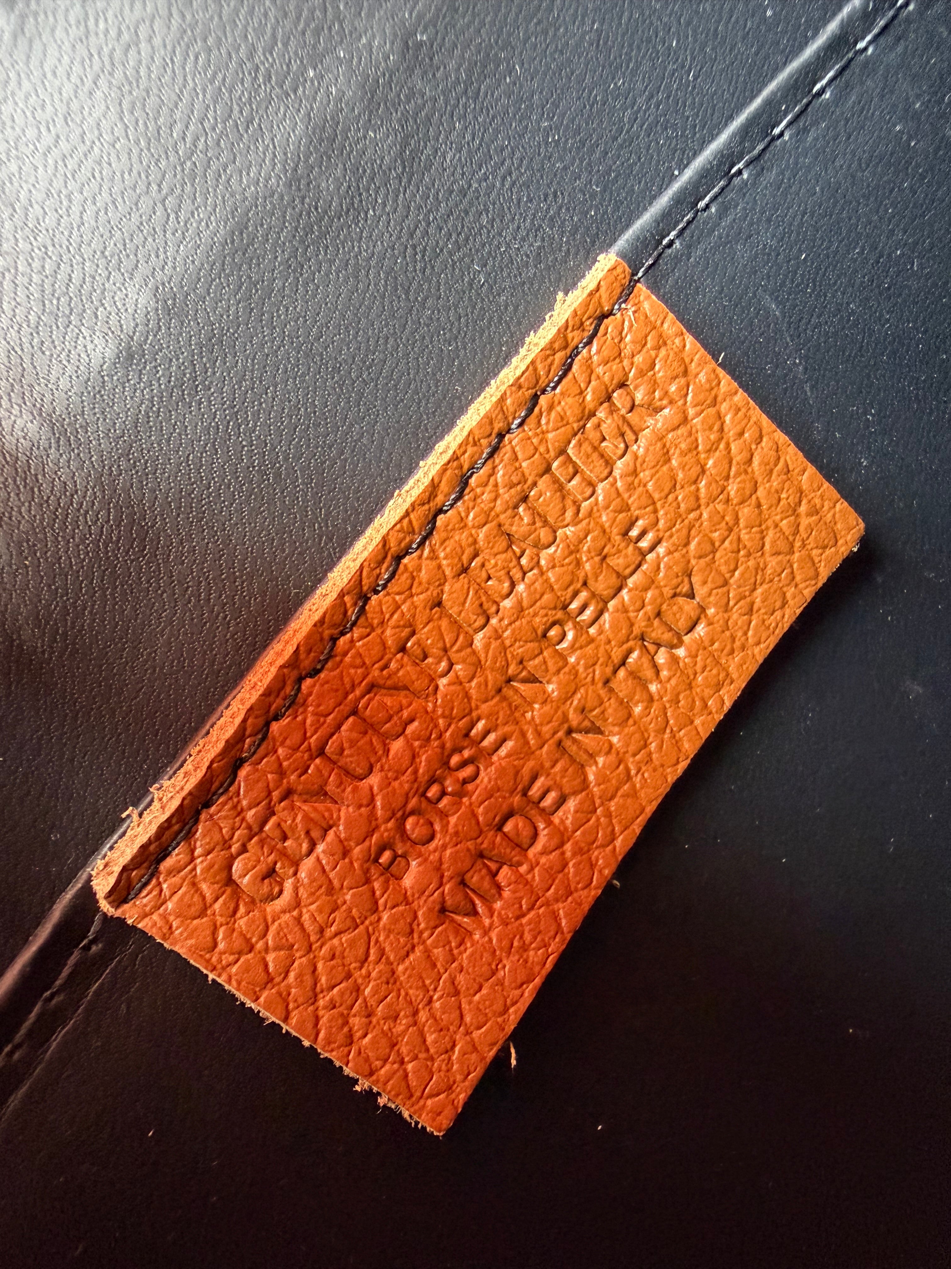 Italian leather handbag