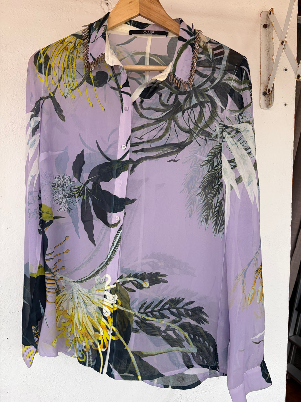 GUESS floral blouse