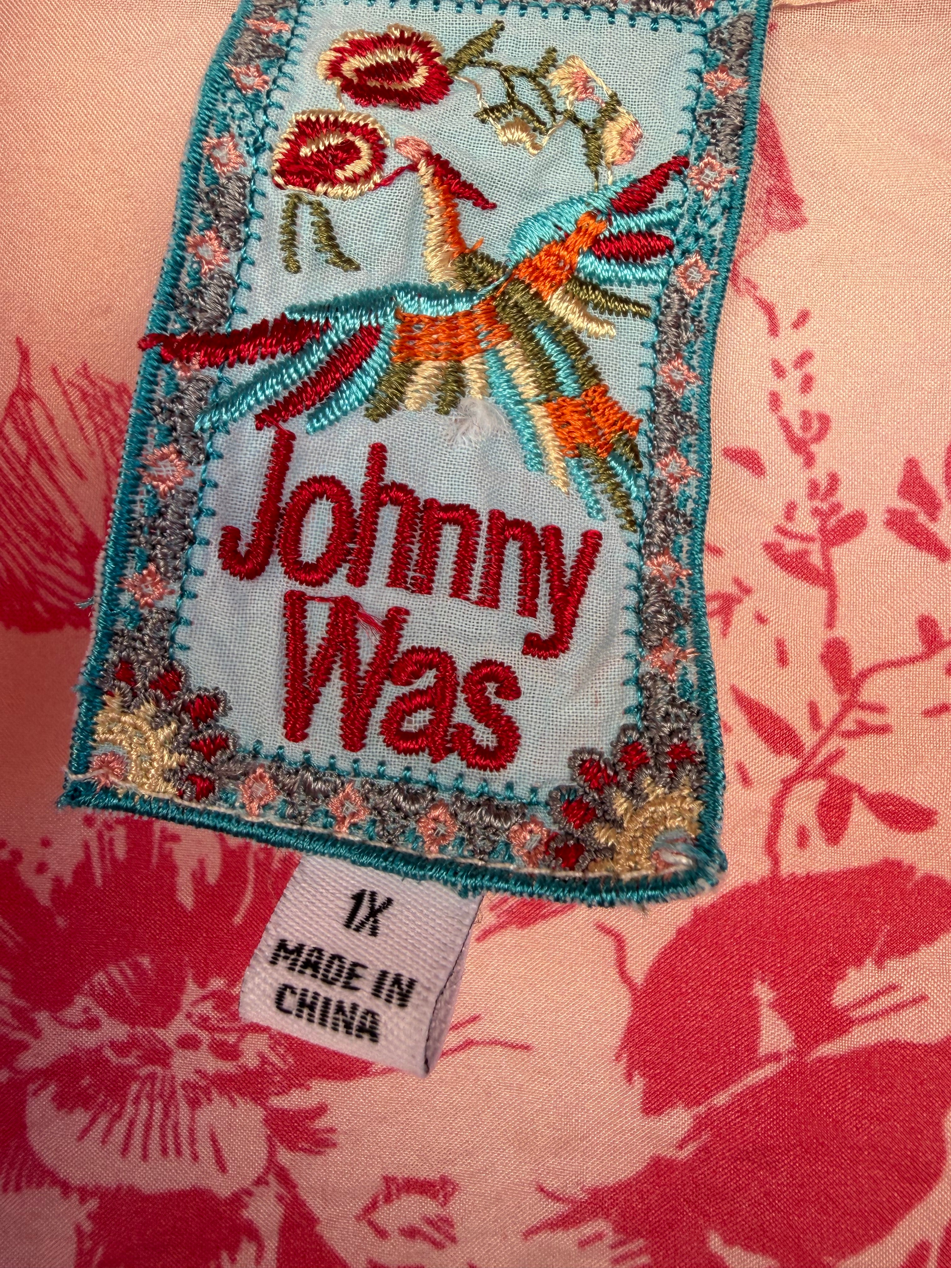 Floral embroidered top