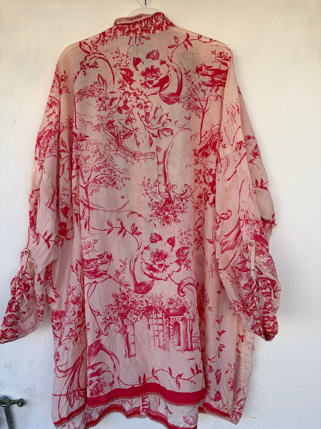 Floral embroidered top
