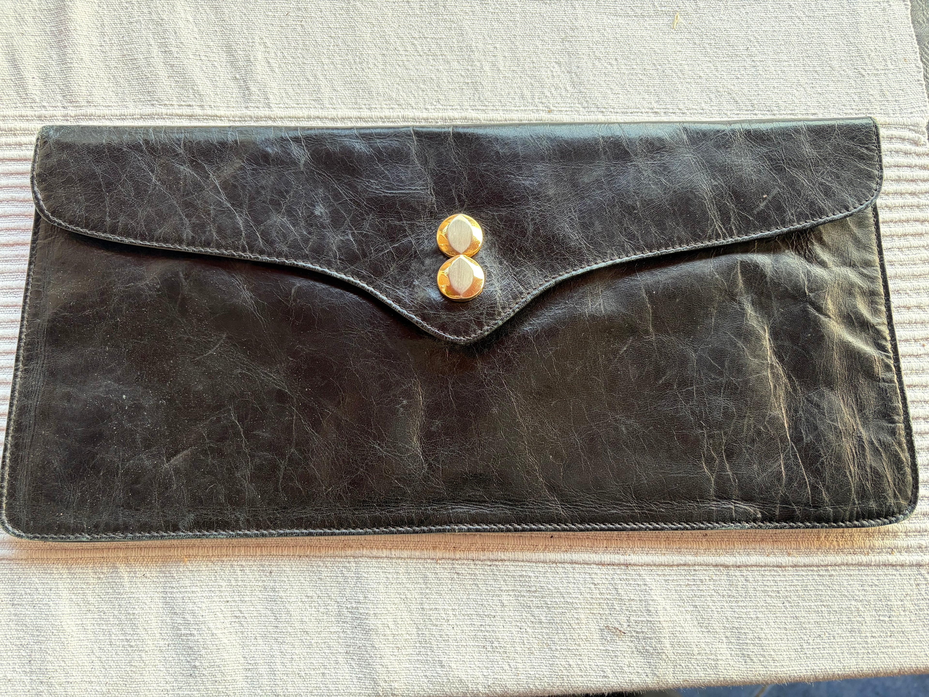 Vintage envelope clutch bag