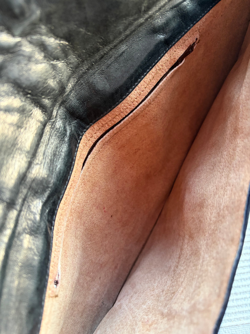 Vintage envelope clutch bag