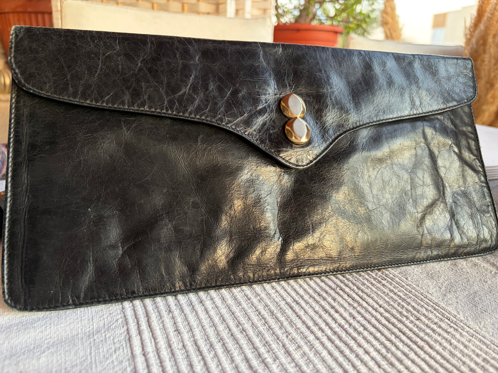 Vintage envelope clutch bag