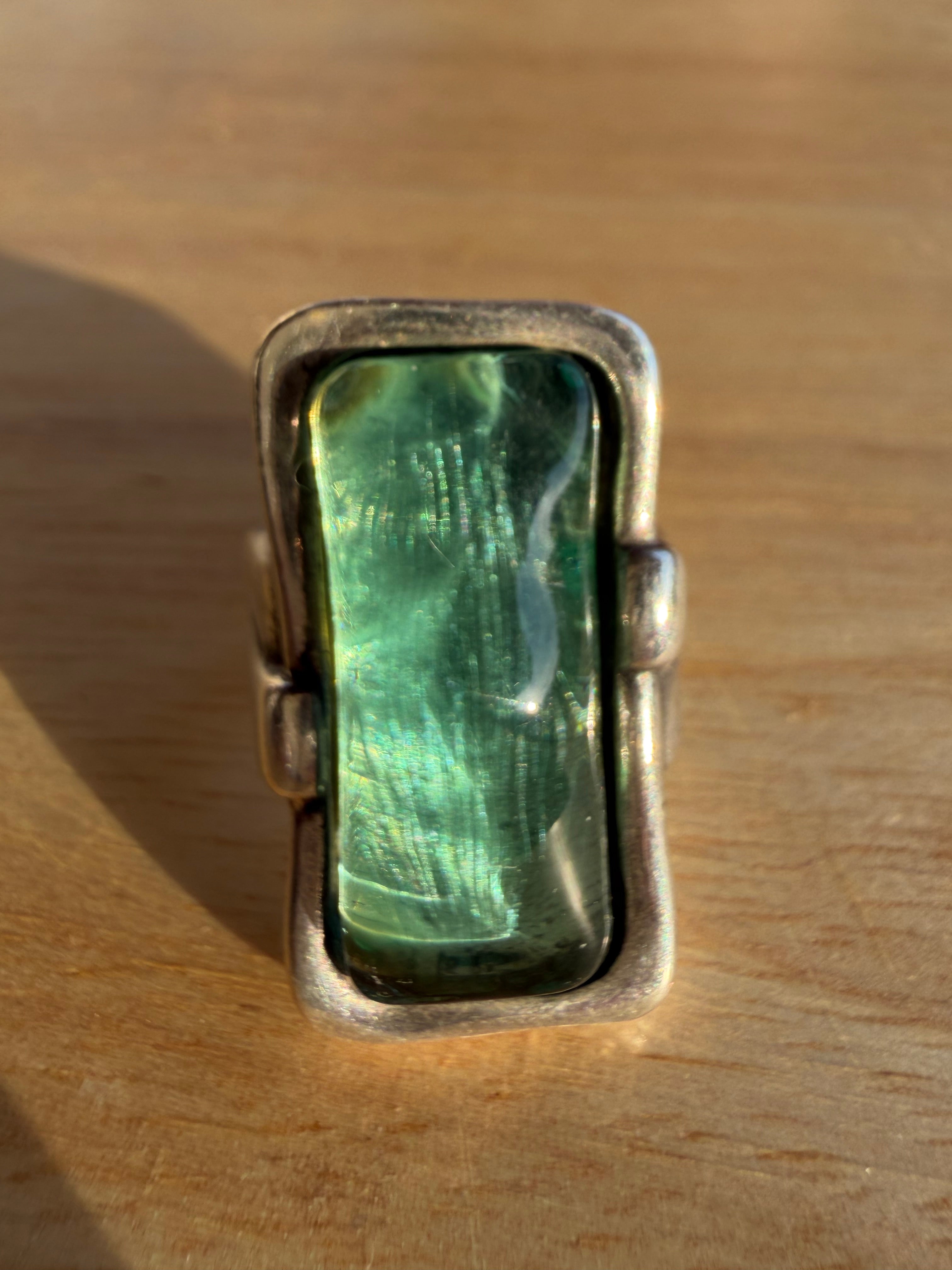 Ciclón handmade ring