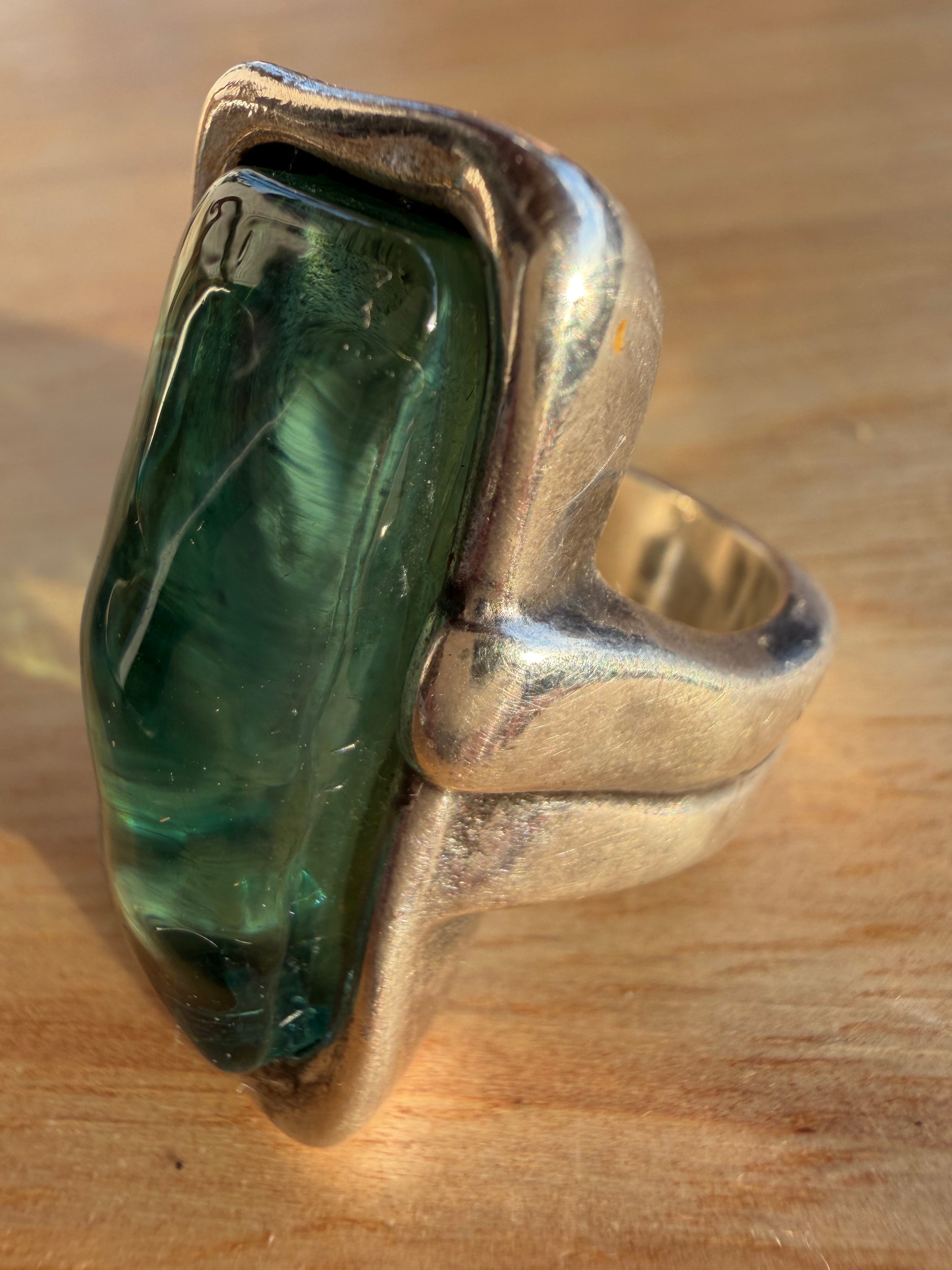 Ciclón handmade ring