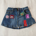 Mary-Kate & Ashley Embroidered Denim Skirt – Kids Size 8