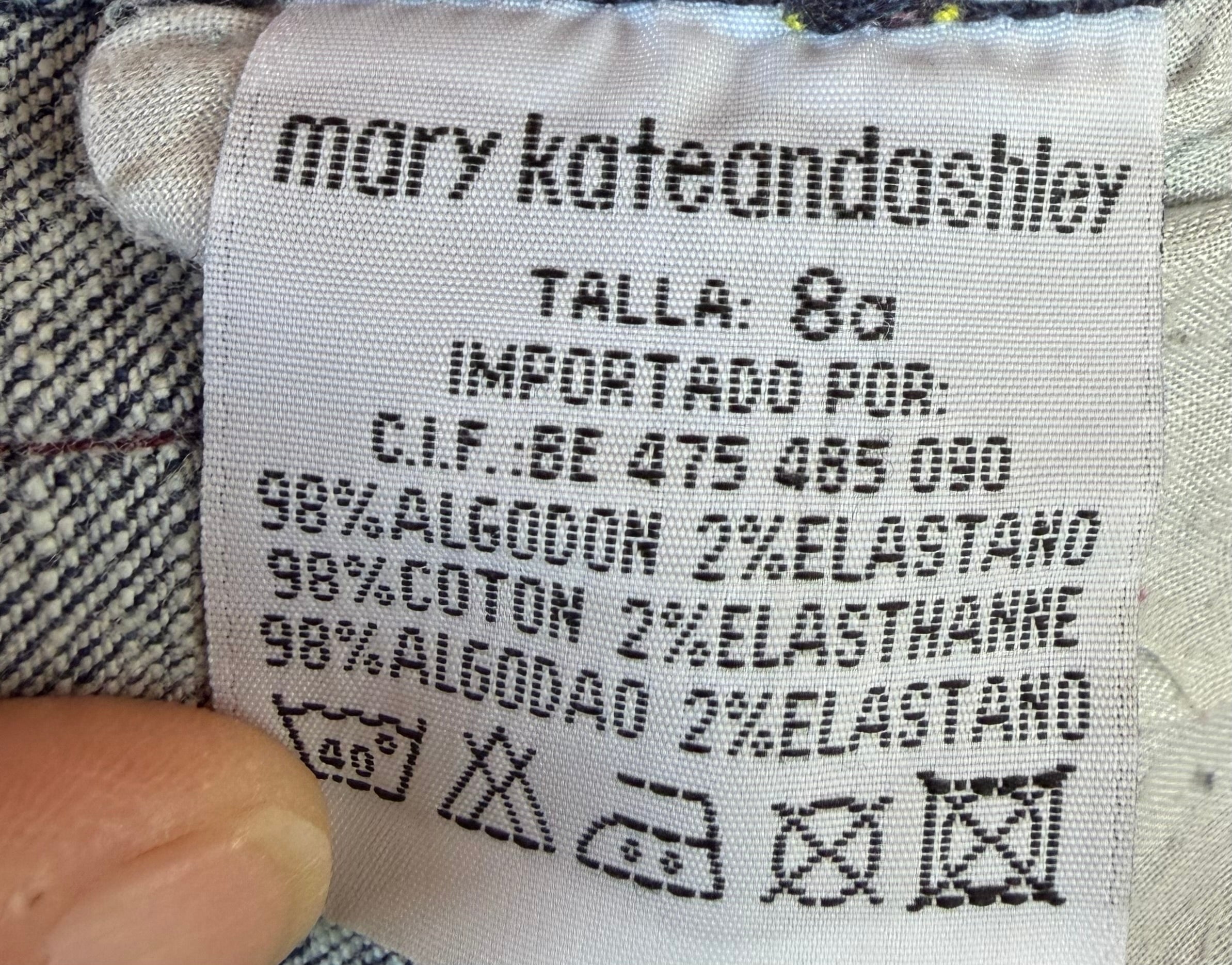 Mary-Kate & Ashley Embroidered Denim Skirt – Kids Size 8