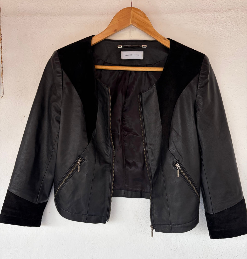 Lamb leather jacket