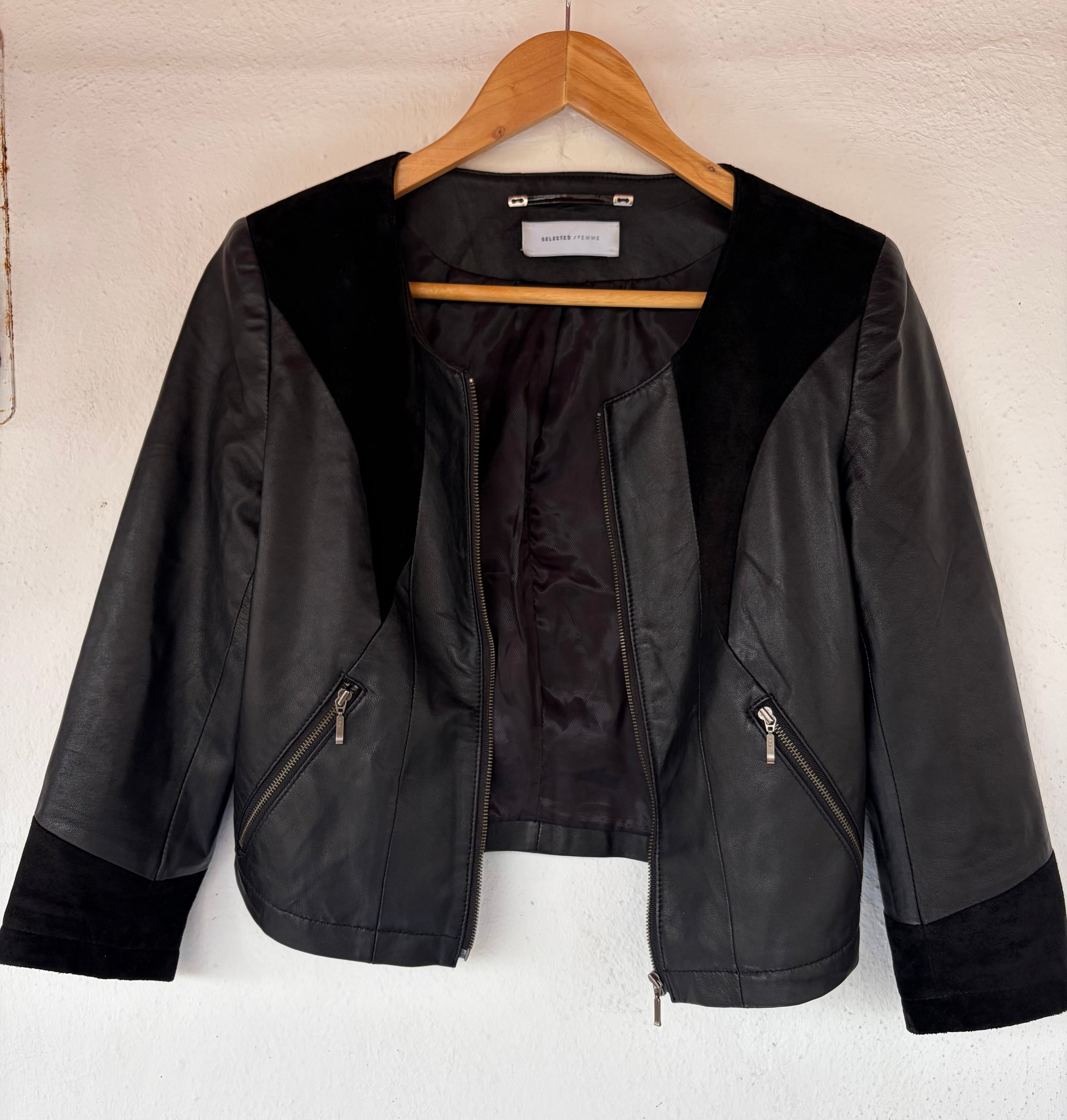 Lamb leather jacket
