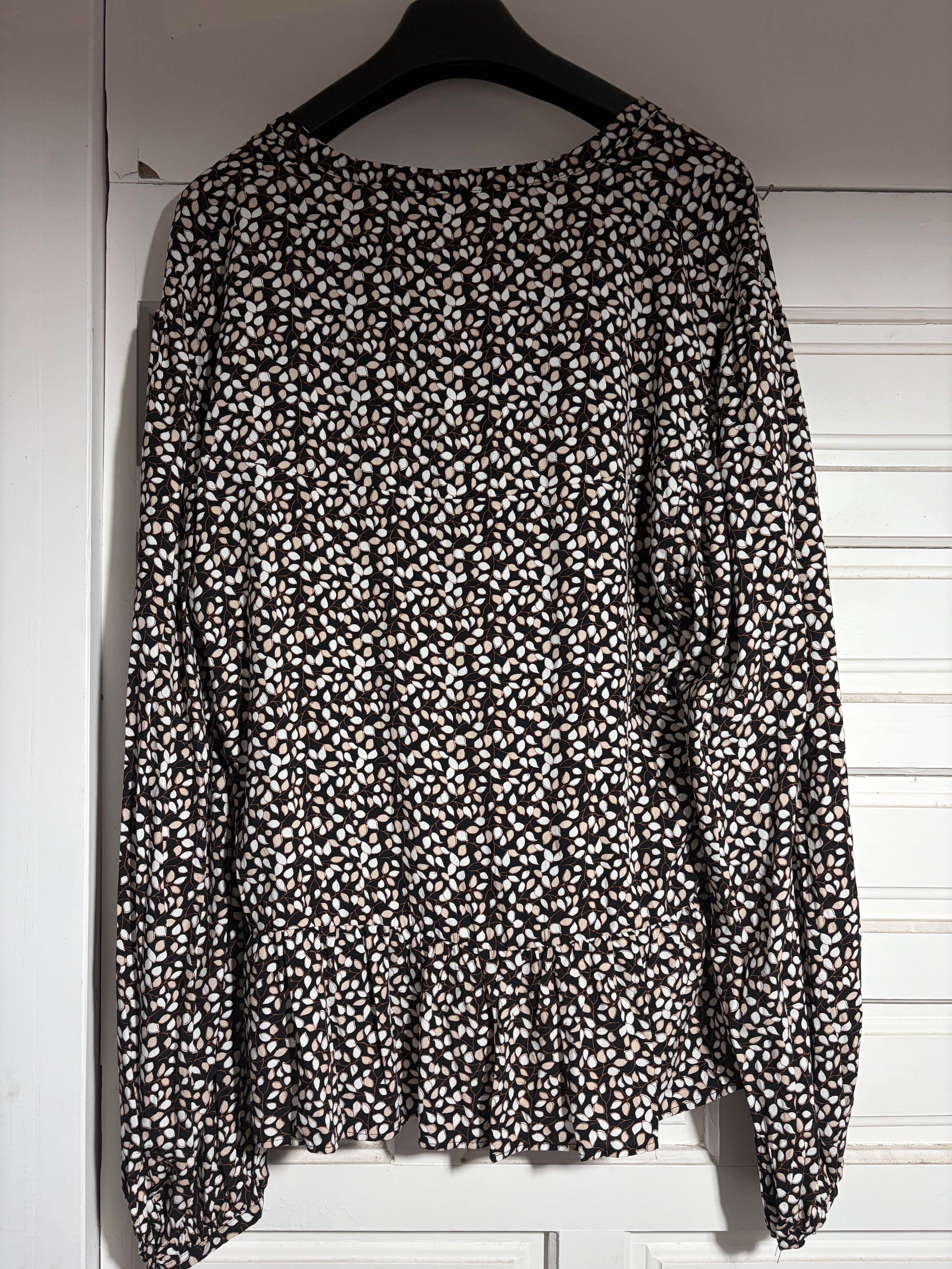 MANGO peplum blouse