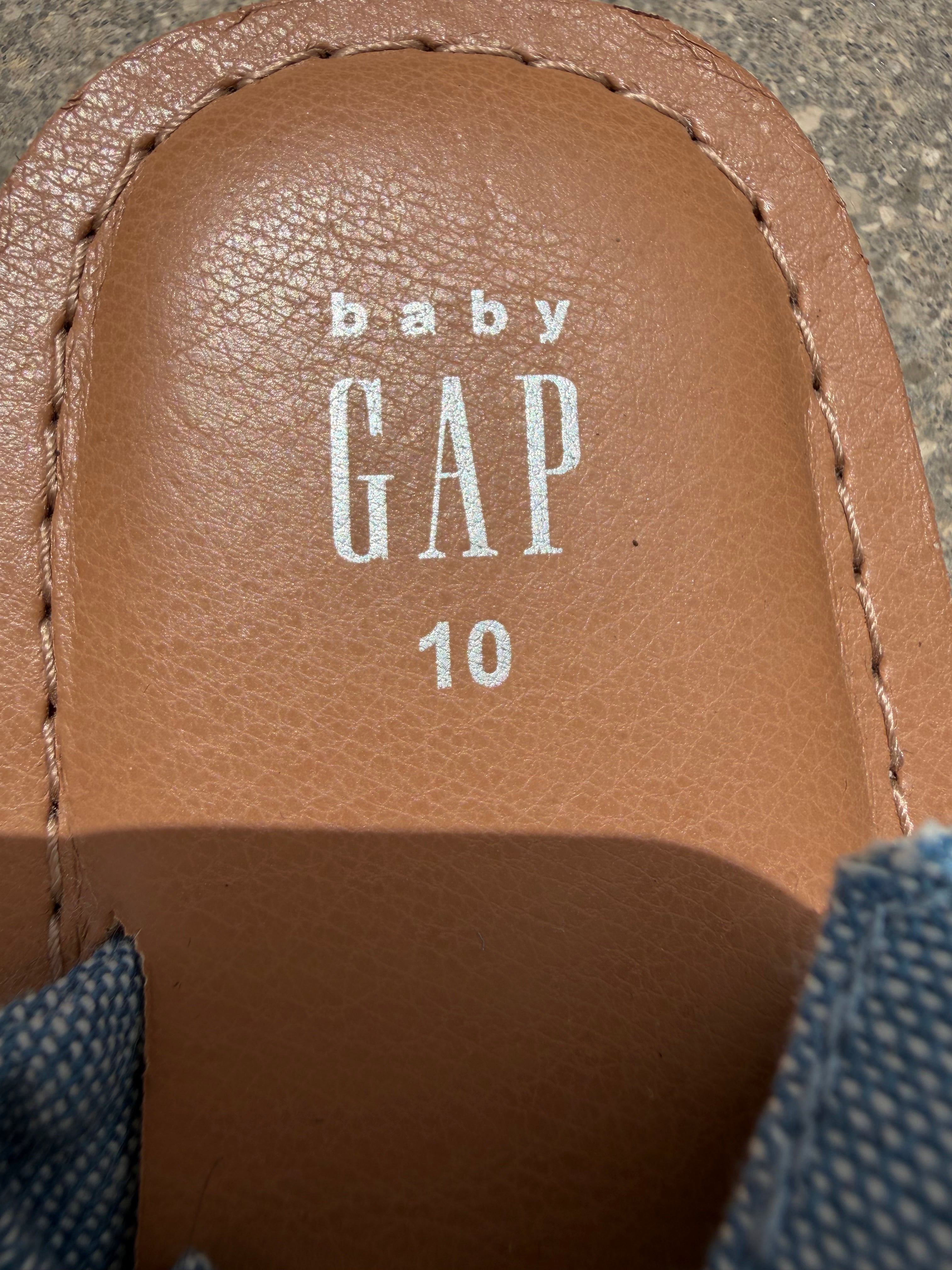 Baby GAP Chambray knot sandals