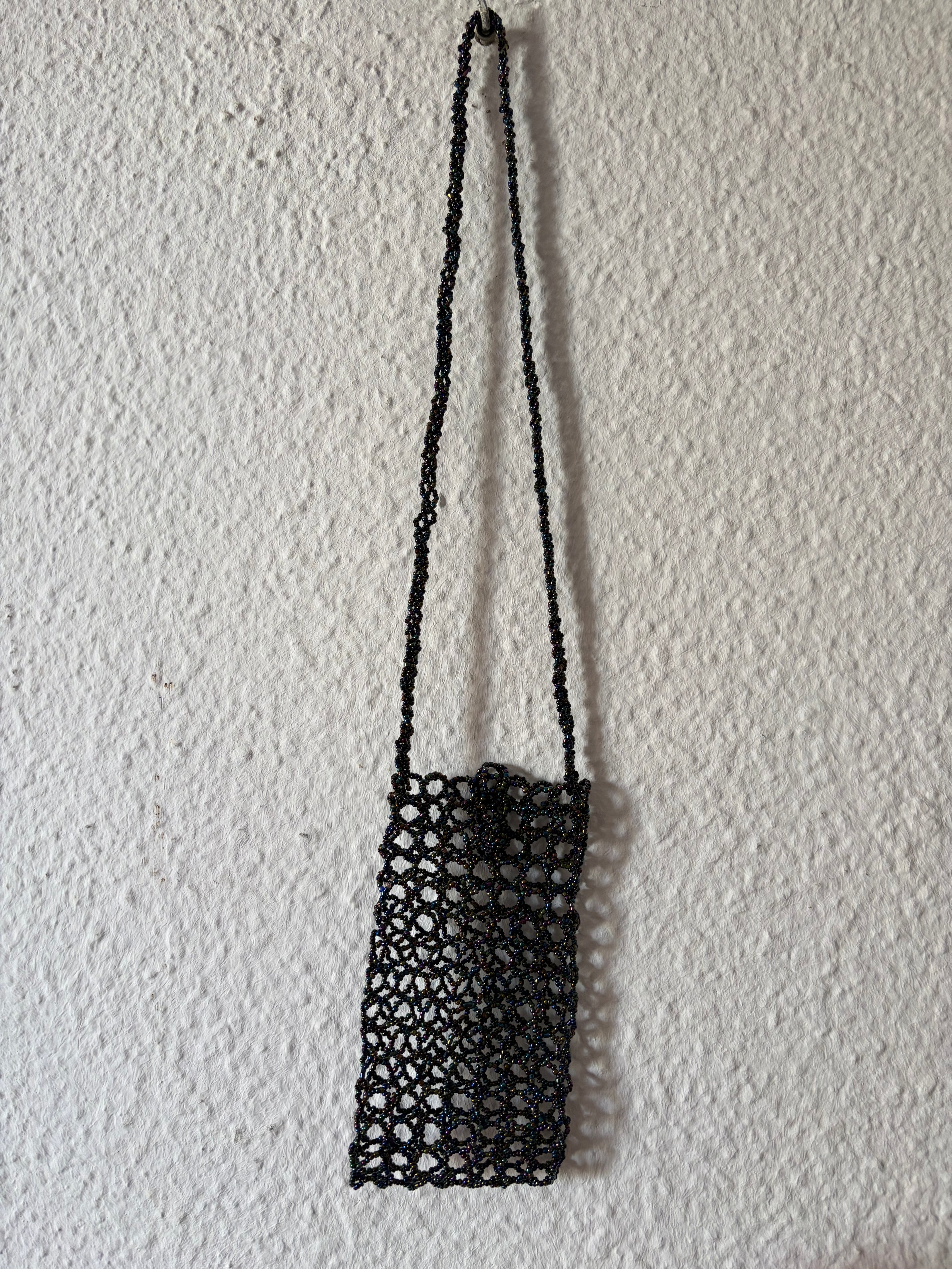 Beaded phone pouch