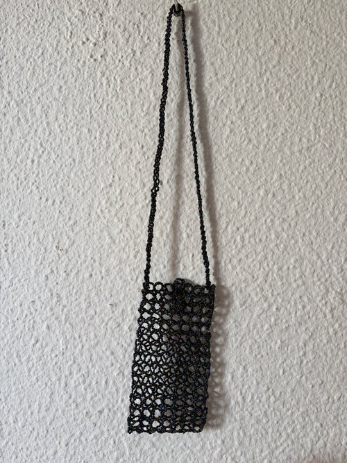 Beaded phone pouch